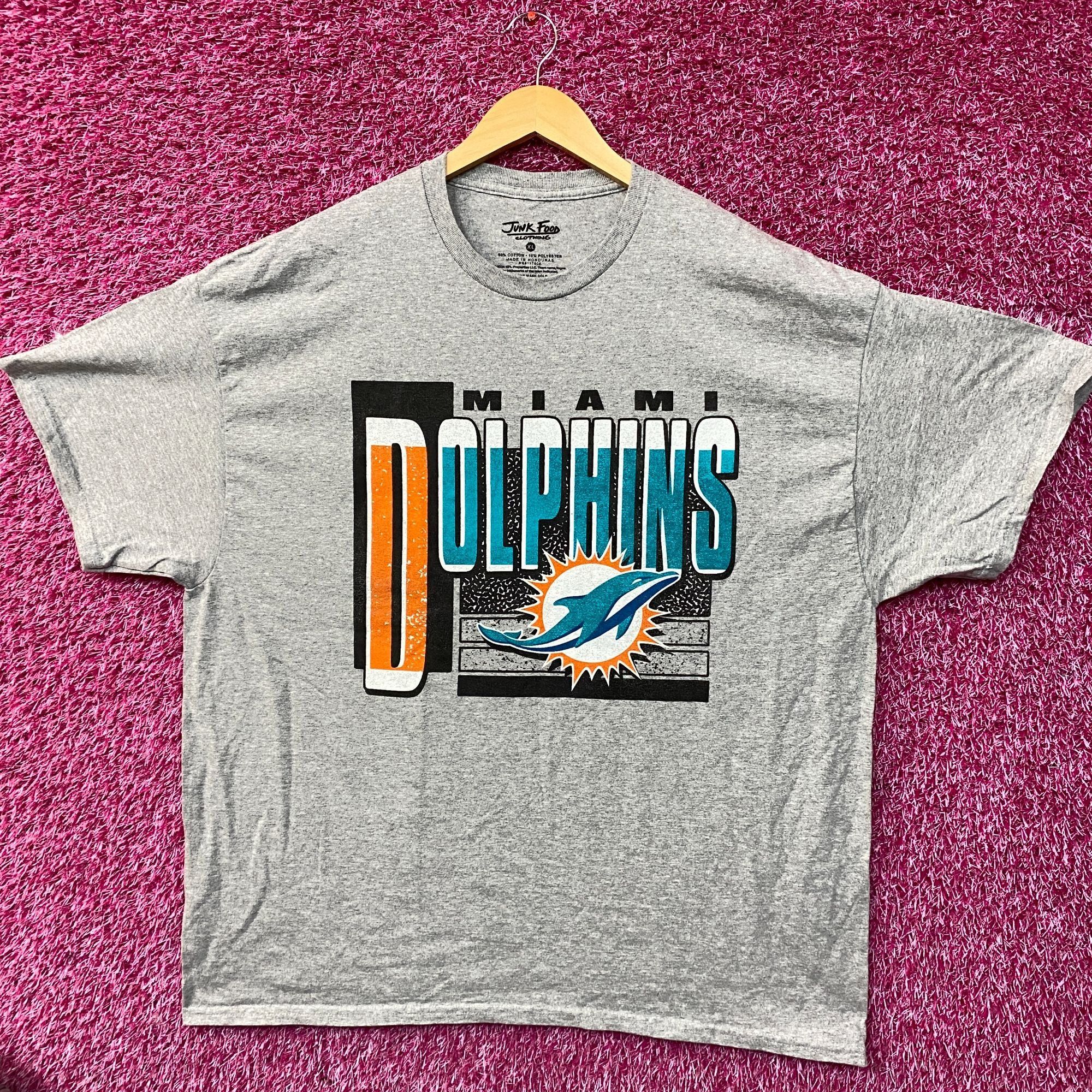 Junk Food Junk Food NFL Miami Dolphins Logo T-Shirt XL Size US XL / EU 56 / 4 - 1 Thumbnail
