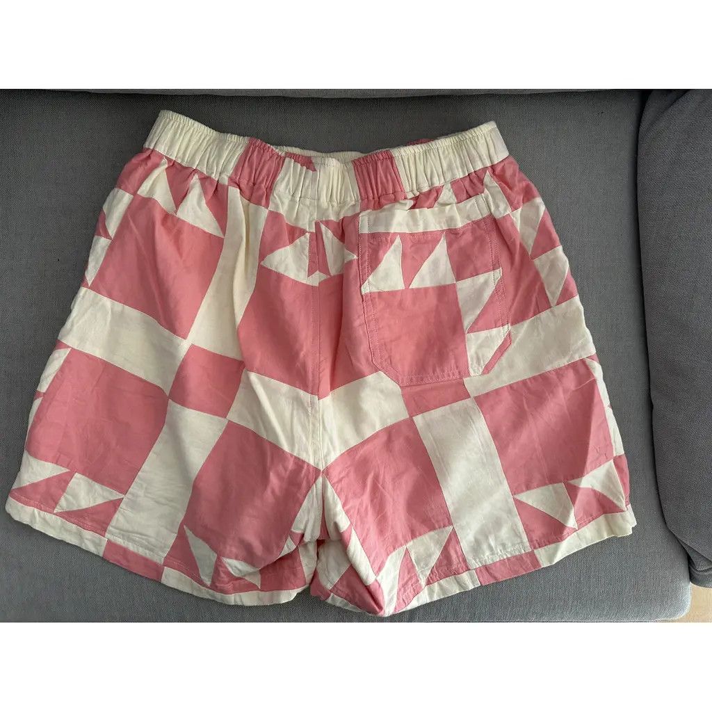 Bode Bode Quilt Shorts Pink M/L Size US 32 / EU 48 - 4 Thumbnail