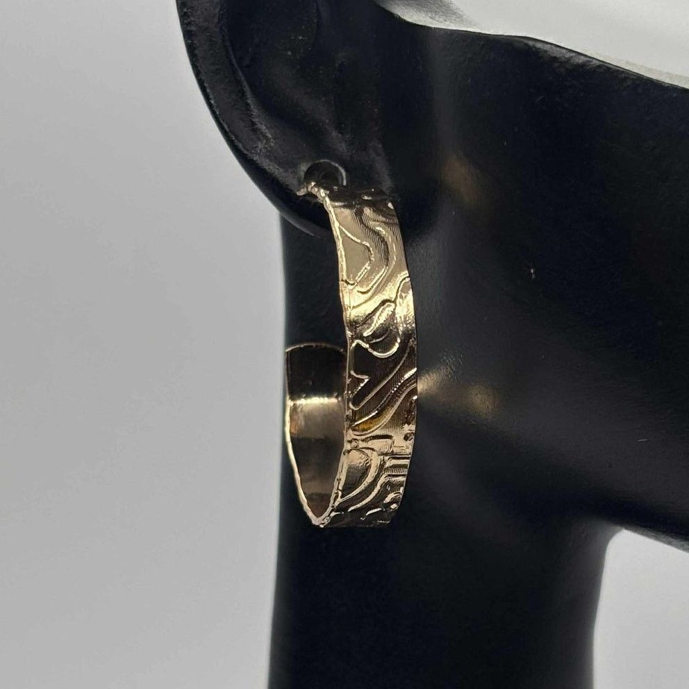 Other Vintage Gold Swirl Hoops Size ONE SIZE - 1 Thumbnail