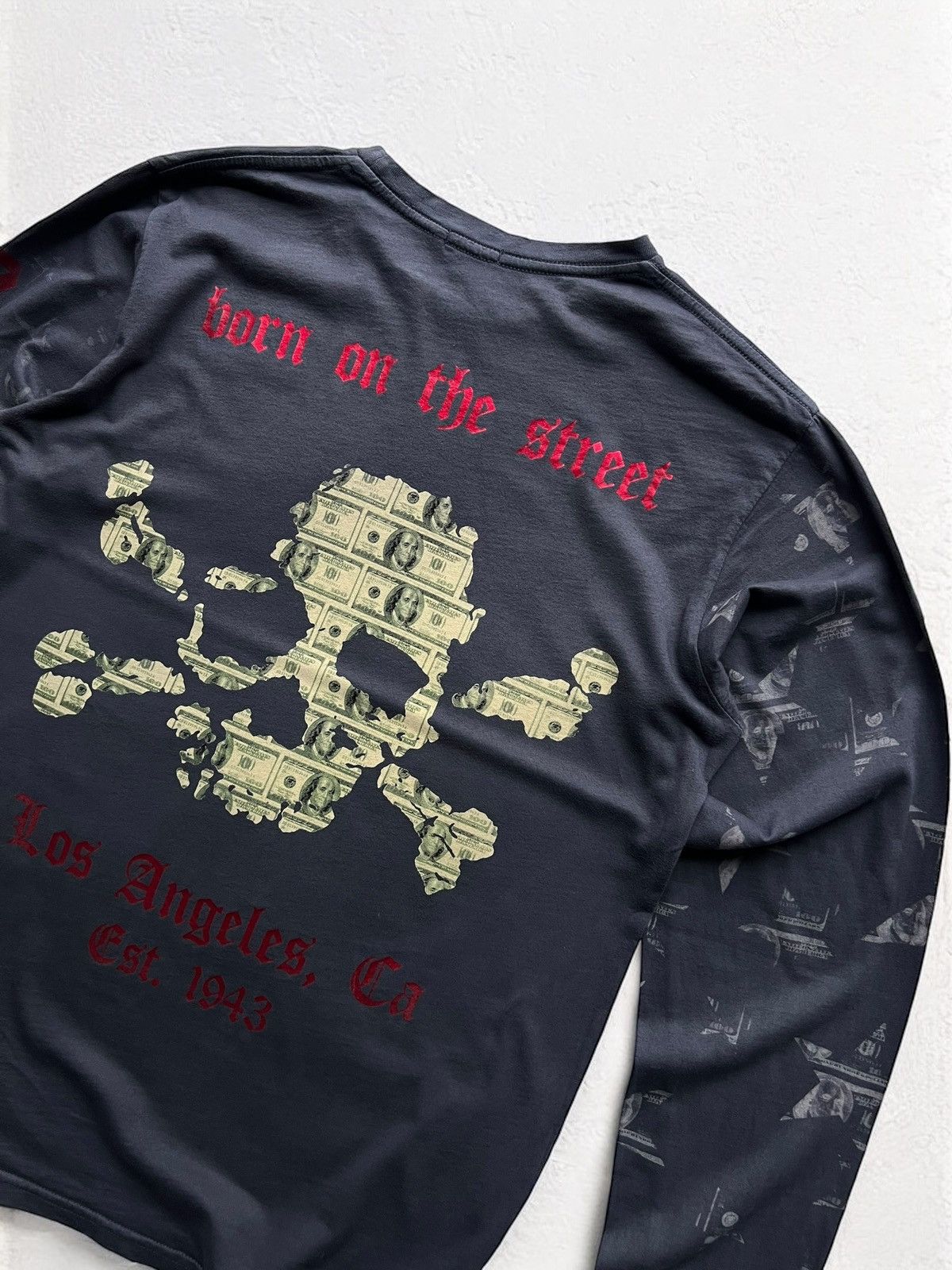 Christian Audigier × Vintage SMET by CHRISTIAN AUDIGIER LONG SLEEVE TEE RAP y2k vintage Size US M / EU 48-50 / 2 - 4 Thumbnail