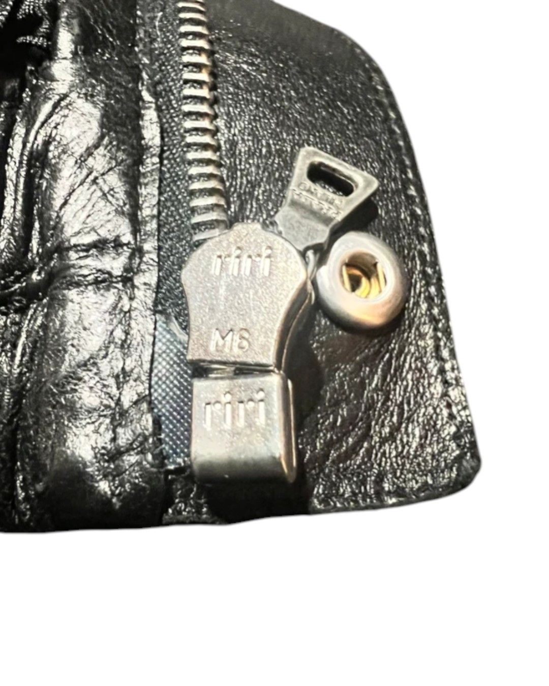 Prada PRADA SPORT LAMBSKIN LEATHER BIKER JACKET Size US L / EU 52-54 / 3 - 7 Thumbnail