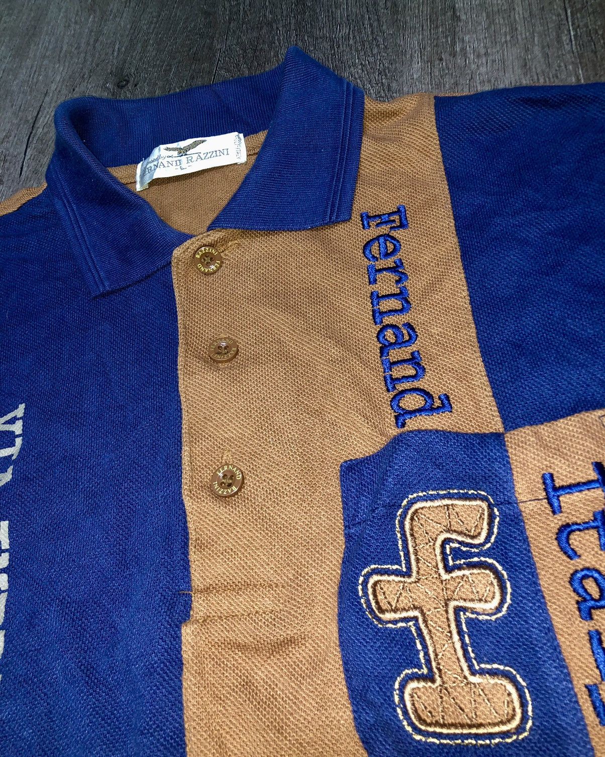 Designer × Vintage VINTAGE DESIGNER FERNAND RAZZINI POLO SHIRT LONG SLEEVE Size US L / EU 52-54 / 3 - 5 Thumbnail