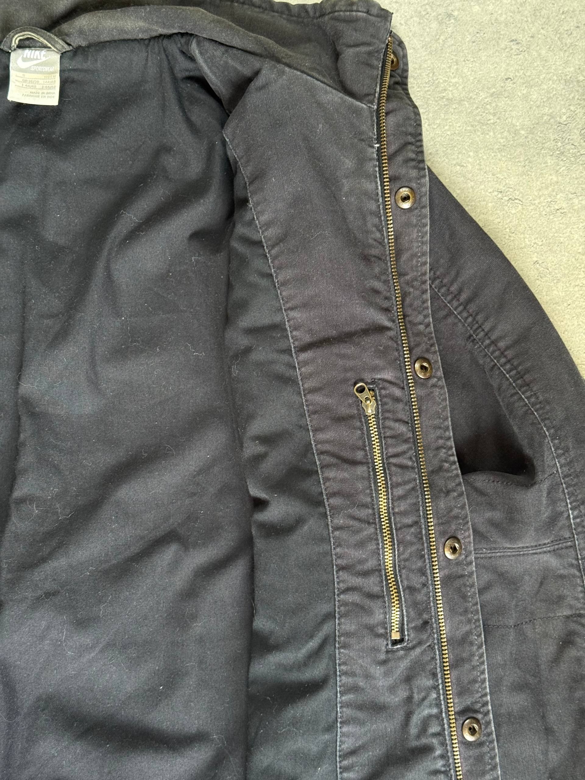 Nike Vintage 00s Nike denim distressed faded jacket work RARE Size US S / EU 44-46 / 1 - 8 Thumbnail