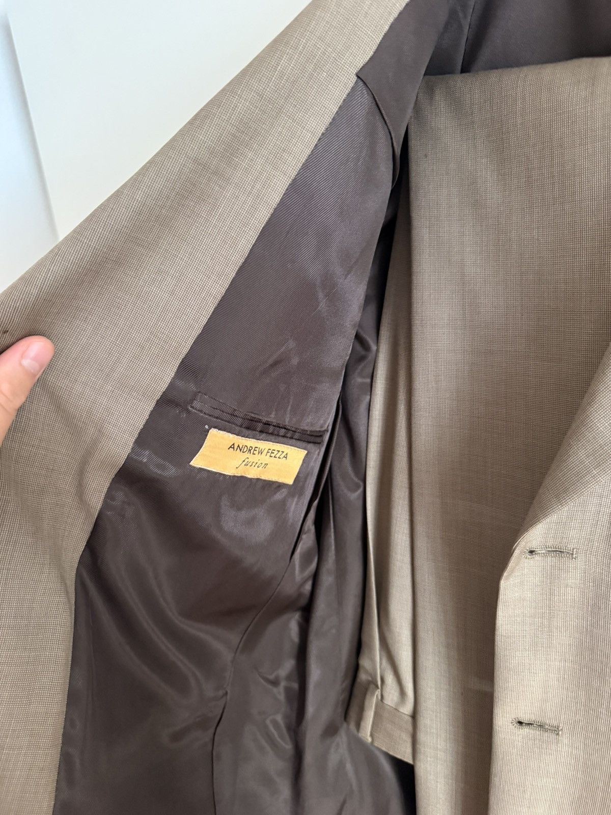 Vintage Vintage suit - with pleated pants Size 38S - 2 Thumbnail