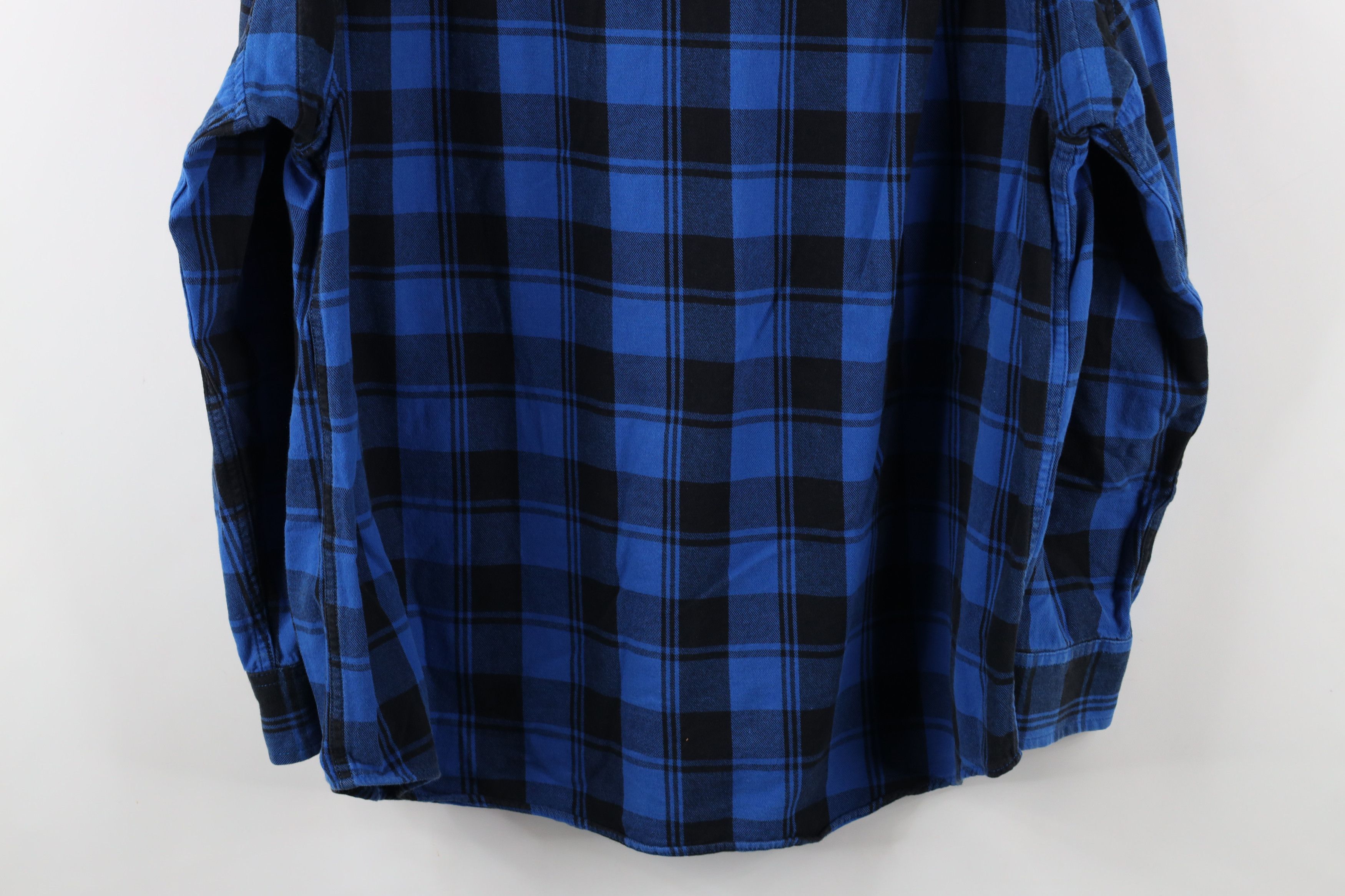 Duluth Trading Company × Vintage Duluth Trading Co Flannel Collared Button Down Shirt Blue Size US L / EU 52-54 / 3 - 12 Thumbnail