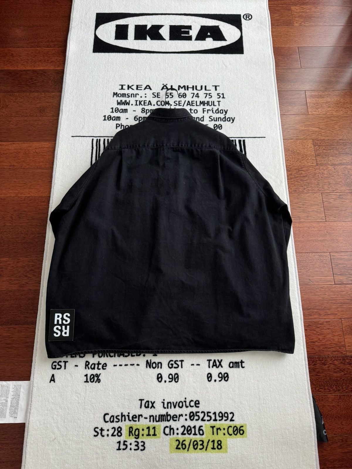 SS18 Oversized Denim Easy Fit Plain Shirt Jacket