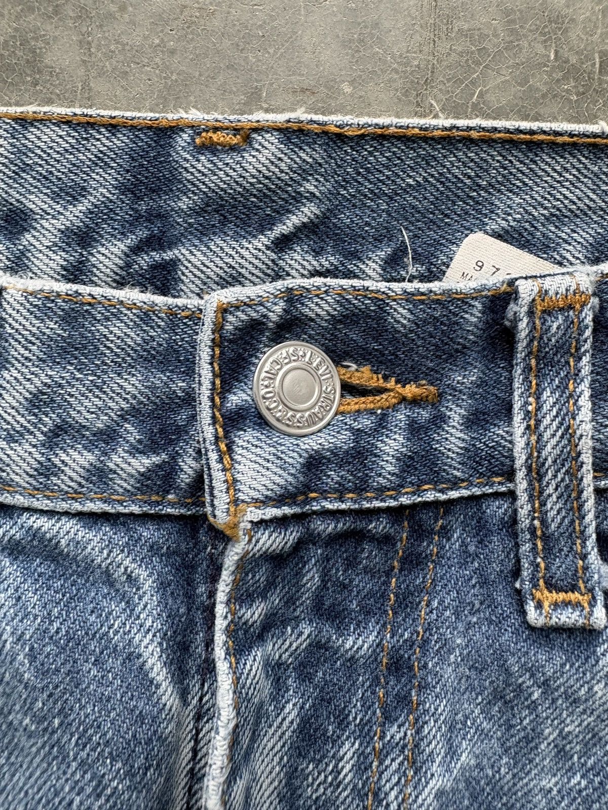 Levi's Vintage 90s Levis 505 Denim Jeans 31x34 Size US 31 - 4 Thumbnail