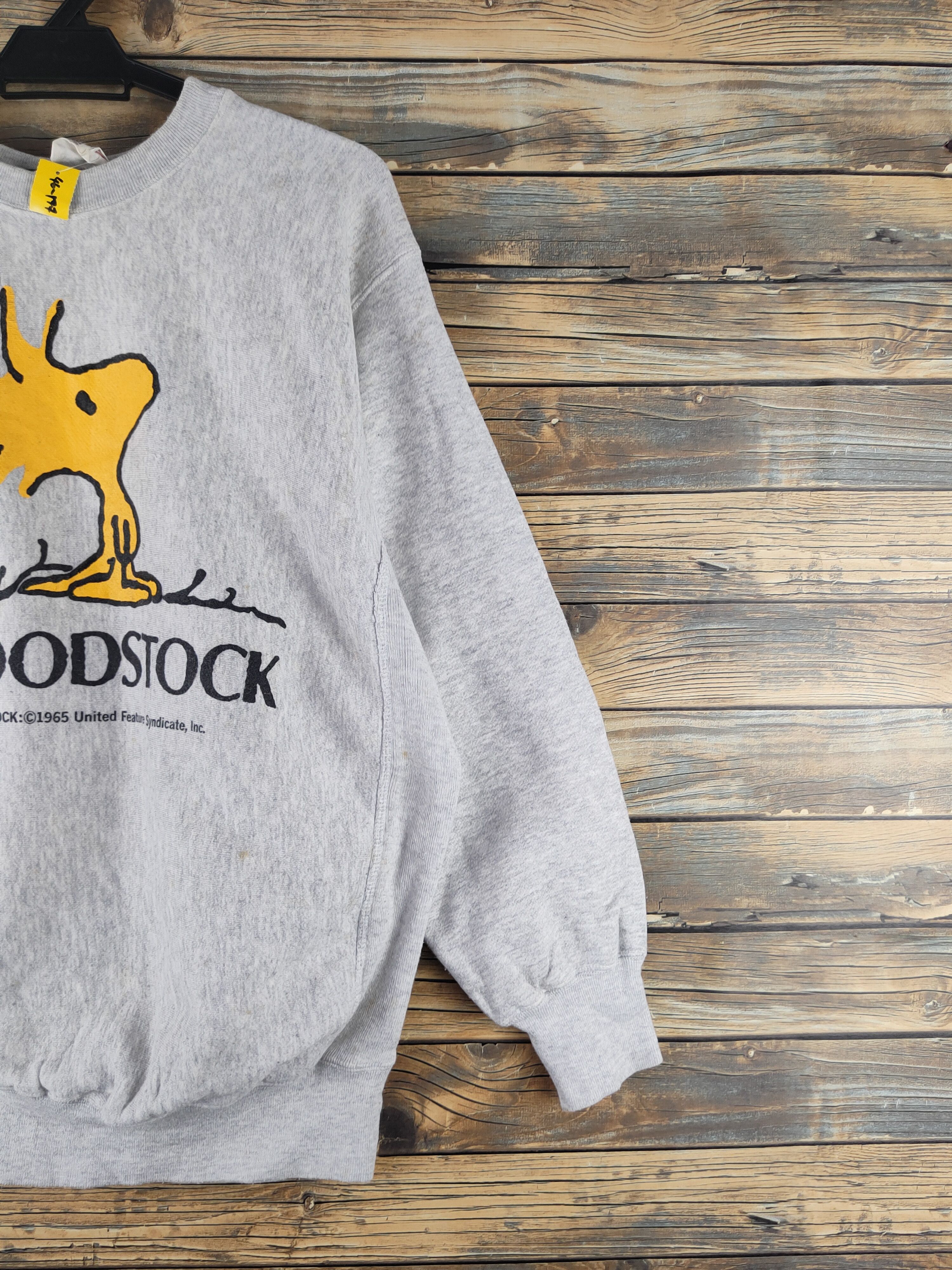 Peanuts DL Peanuts Gray Woodstock Sweatshirts #46-177 Size US S / EU 44-46 / 1 - 6 Thumbnail