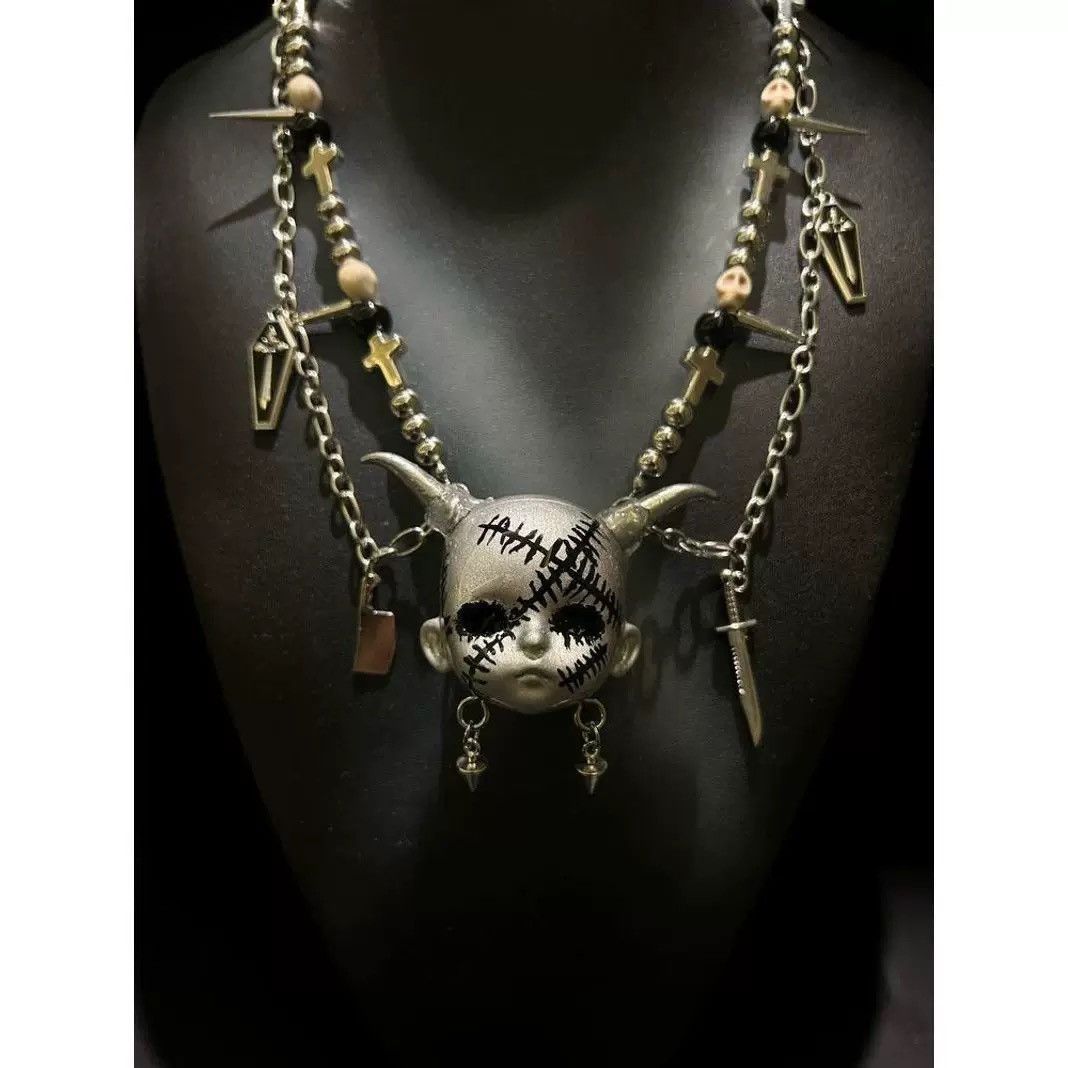 Japanese Brand × Vintage Retro punk necklace Size ONE SIZE - 3 Thumbnail