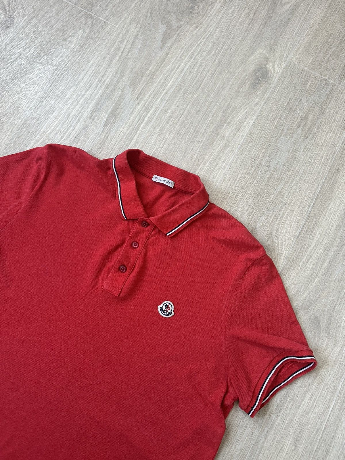 Moncler Moncler polo shirt rare Size US XL / EU 56 / 4 - 2 Thumbnail