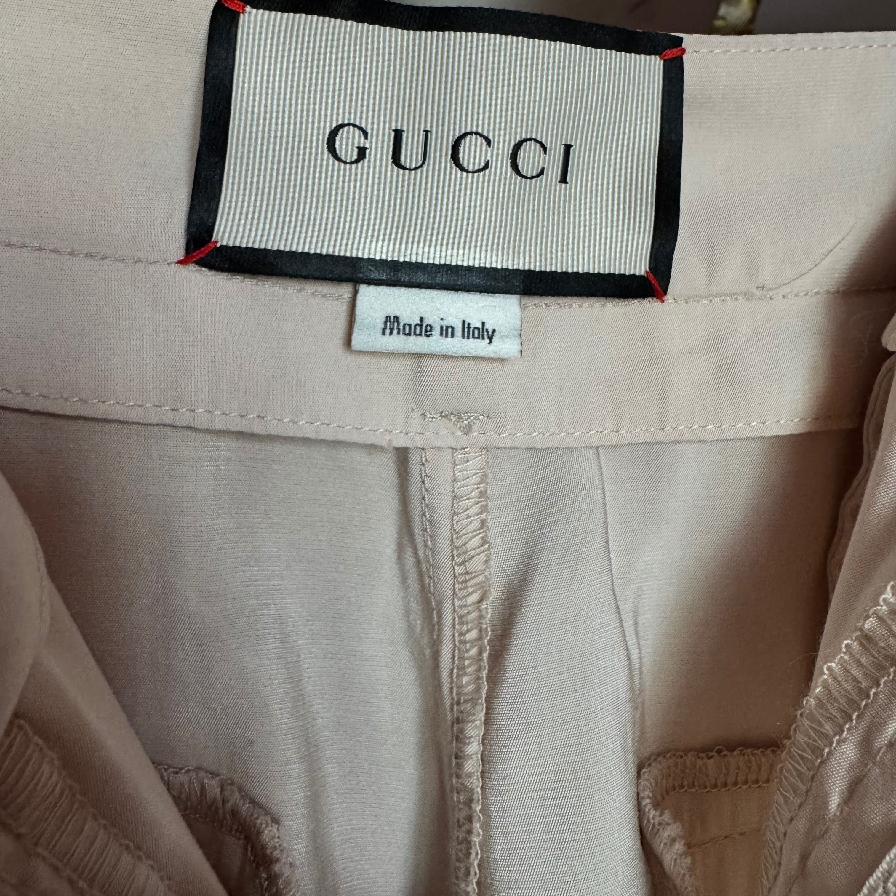 Gucci Gucci Silk Pants Size 32" / US 10 / IT 46 - 2 Thumbnail