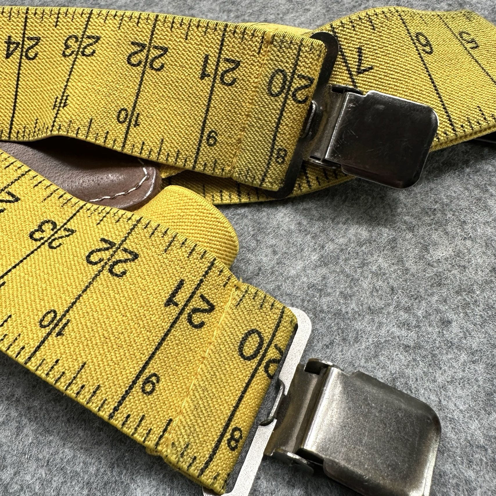 Vintage Bucket Boss Suspenders Elastic Ruler Vintage Clip Teeth Stretch Men One Size Black Clip Elastic Suspender Bucket Boss Vintage Style Accessories Size ONE SIZE - 7 Thumbnail