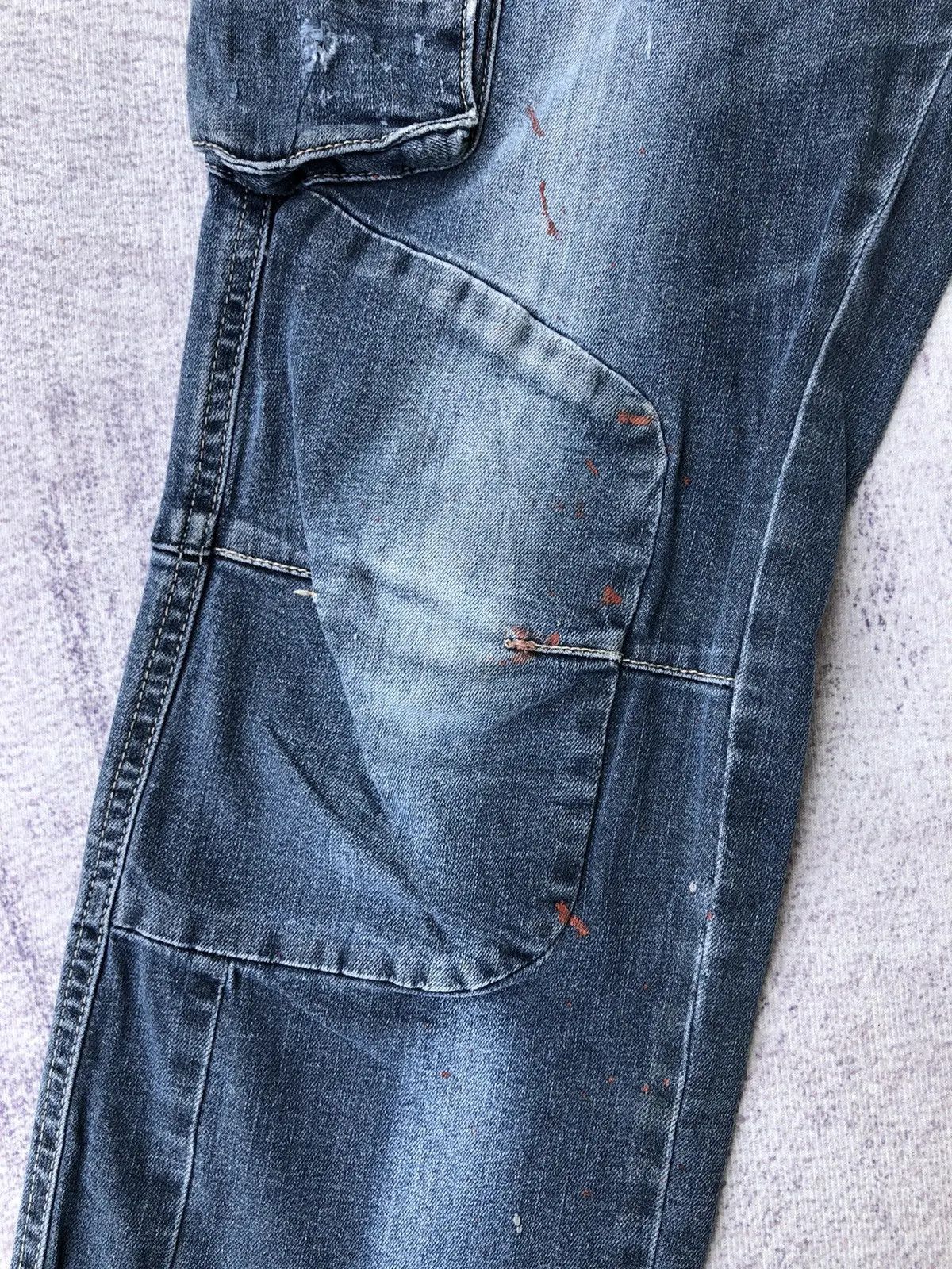 Japanese Brand × Vintage Vintage Distressed Jeans Bush Pocket/Cargo pants Size US 30 / EU 46 - 10 Thumbnail