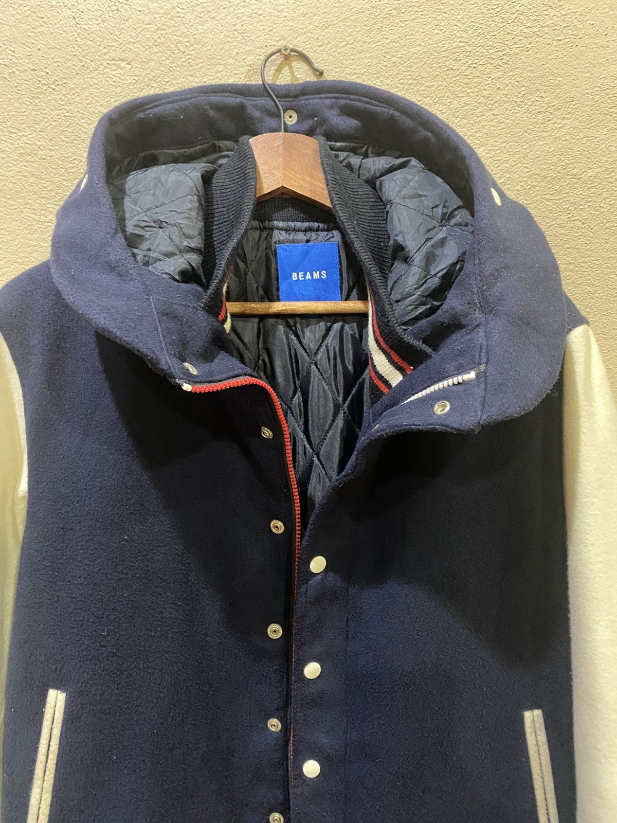 Beams Japan Beams Varsity Hoodie Jacket Size US M / EU 48-50 / 2 - 3 Thumbnail