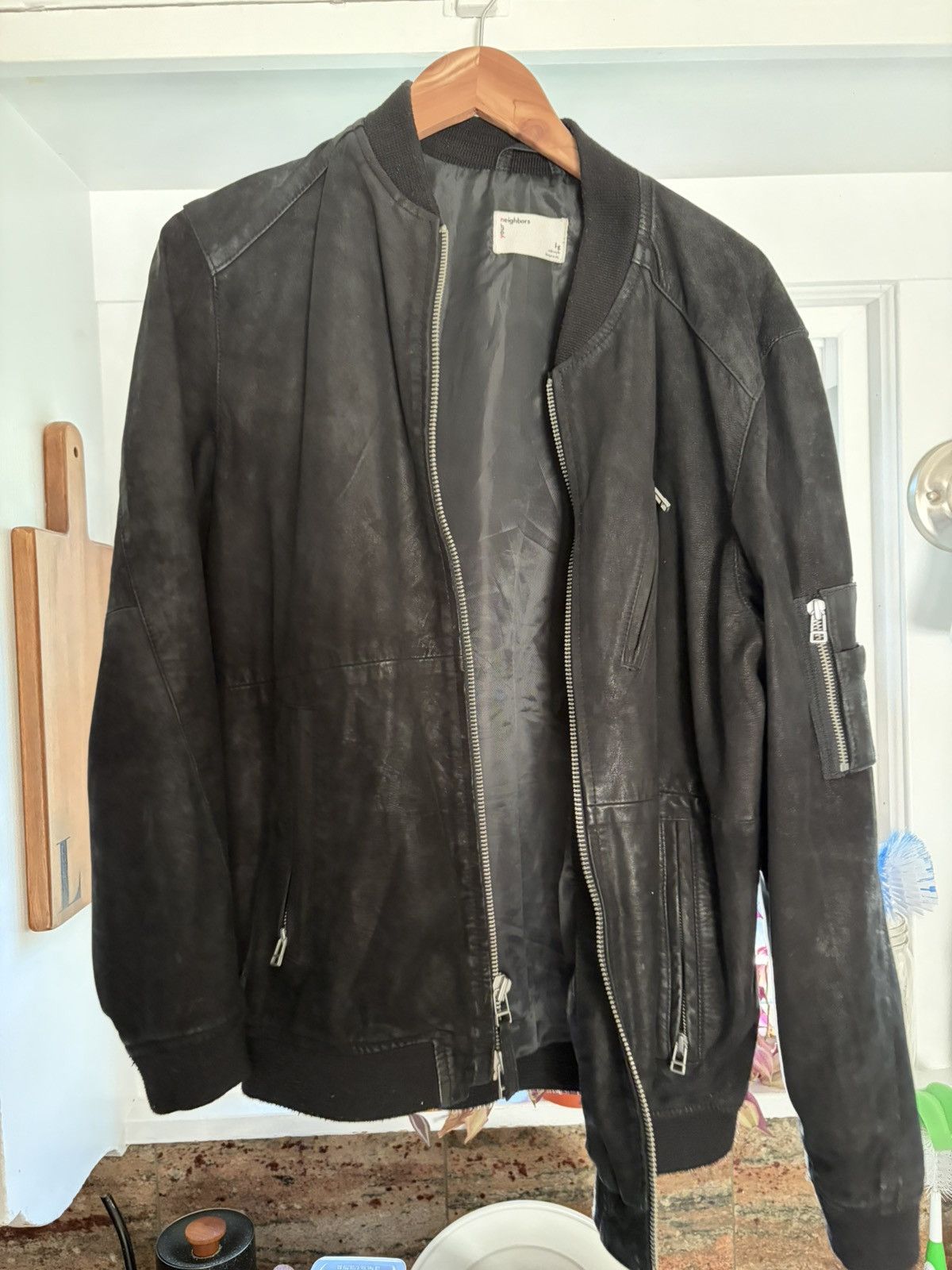 Your Neighbors Genuine Leather Your Neighbors Bomber Jacket Size US L / EU 52-54 / 3 - 1 Thumbnail