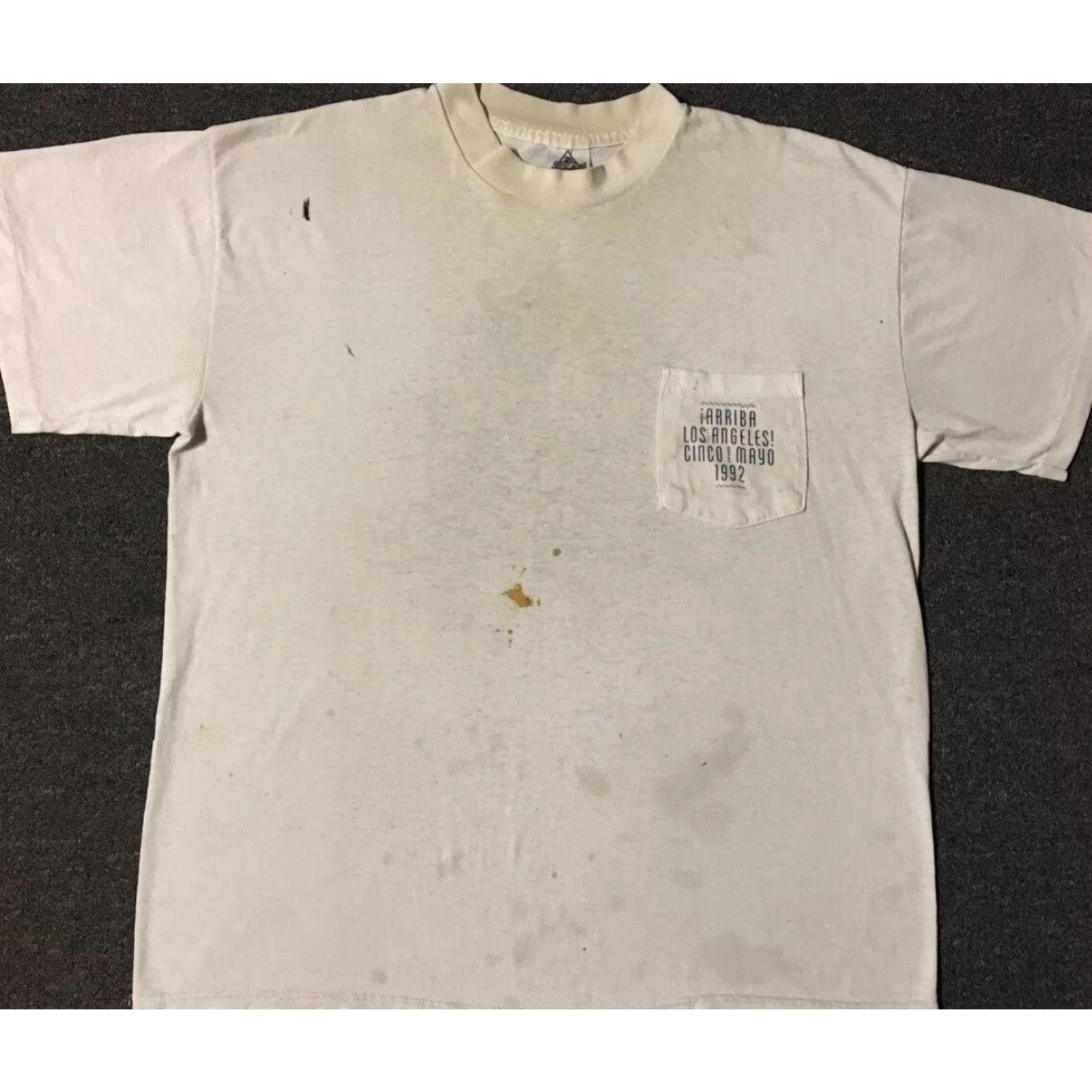 Camel VINTAGE 90s Camel Cigarettes Thrashed Faded Distress Shirt M Smoking Grunge Biker 80 Shirt Mens M White 90s Grunge Vintage USA Size US M / EU 48-50 / 2 - 2 Thumbnail