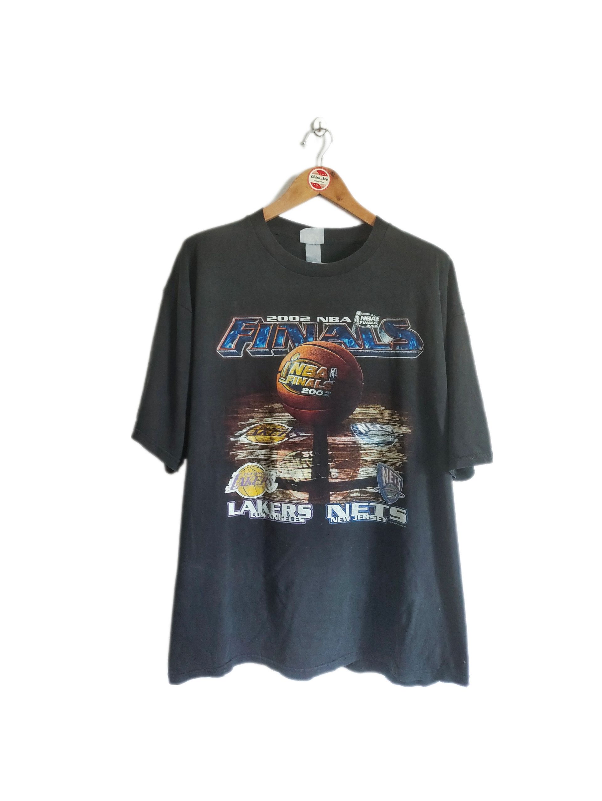 Lee × NBA × Vintage Vintage NBA Finals Lakers vs Nets 2000 T-shirt Size US XL / EU 56 / 4 - 1 Thumbnail