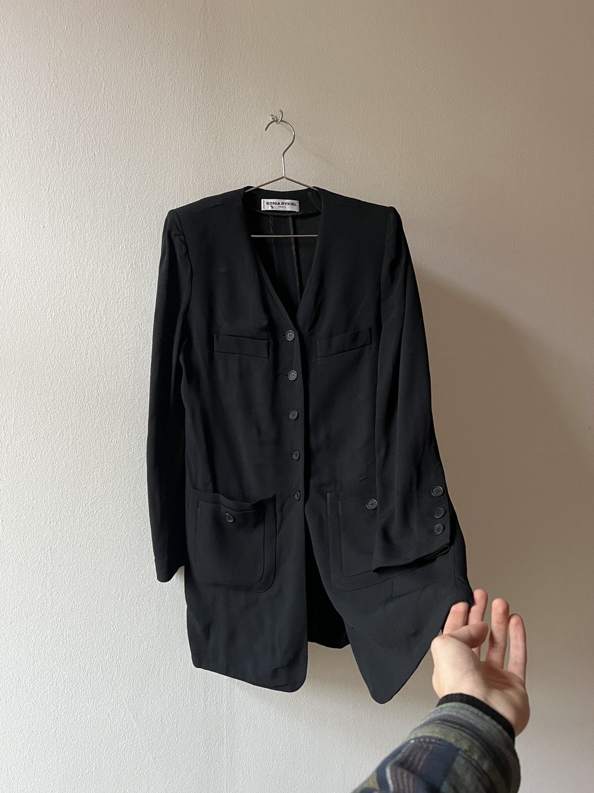 Sonia Rykiel Sonia Rykiel Full Pants Blazer Set Ann Demeulemeester Style Size 27" / US 4 / IT 40 - 2 Thumbnail