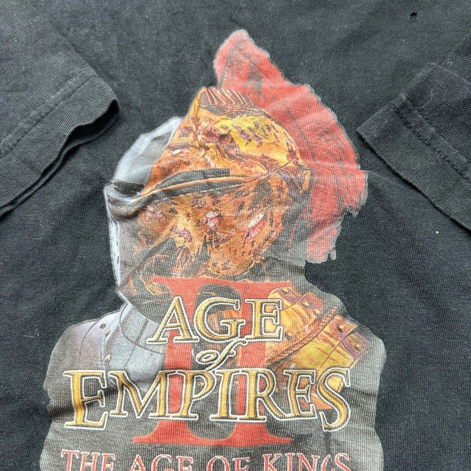 Vintage Vintage 90s Age of Empires II Video Game T Shirt Size US L / EU 52-54 / 3 - 3 Thumbnail