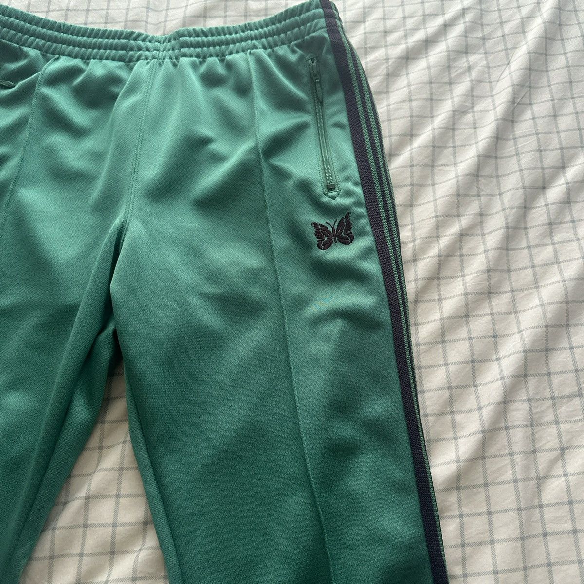Needles Needles Green Narrow Sweatpants Size US 32 / EU 48 - 6 Thumbnail