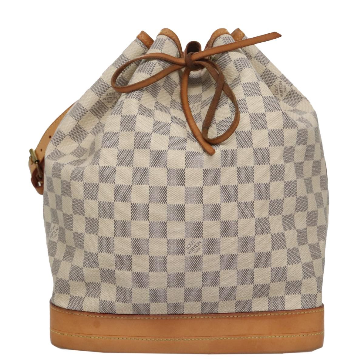 Louis Vuitton Noe White Canvas Shoulder Bag (Pre-Owned) Size ONE SIZE - 1 Thumbnail