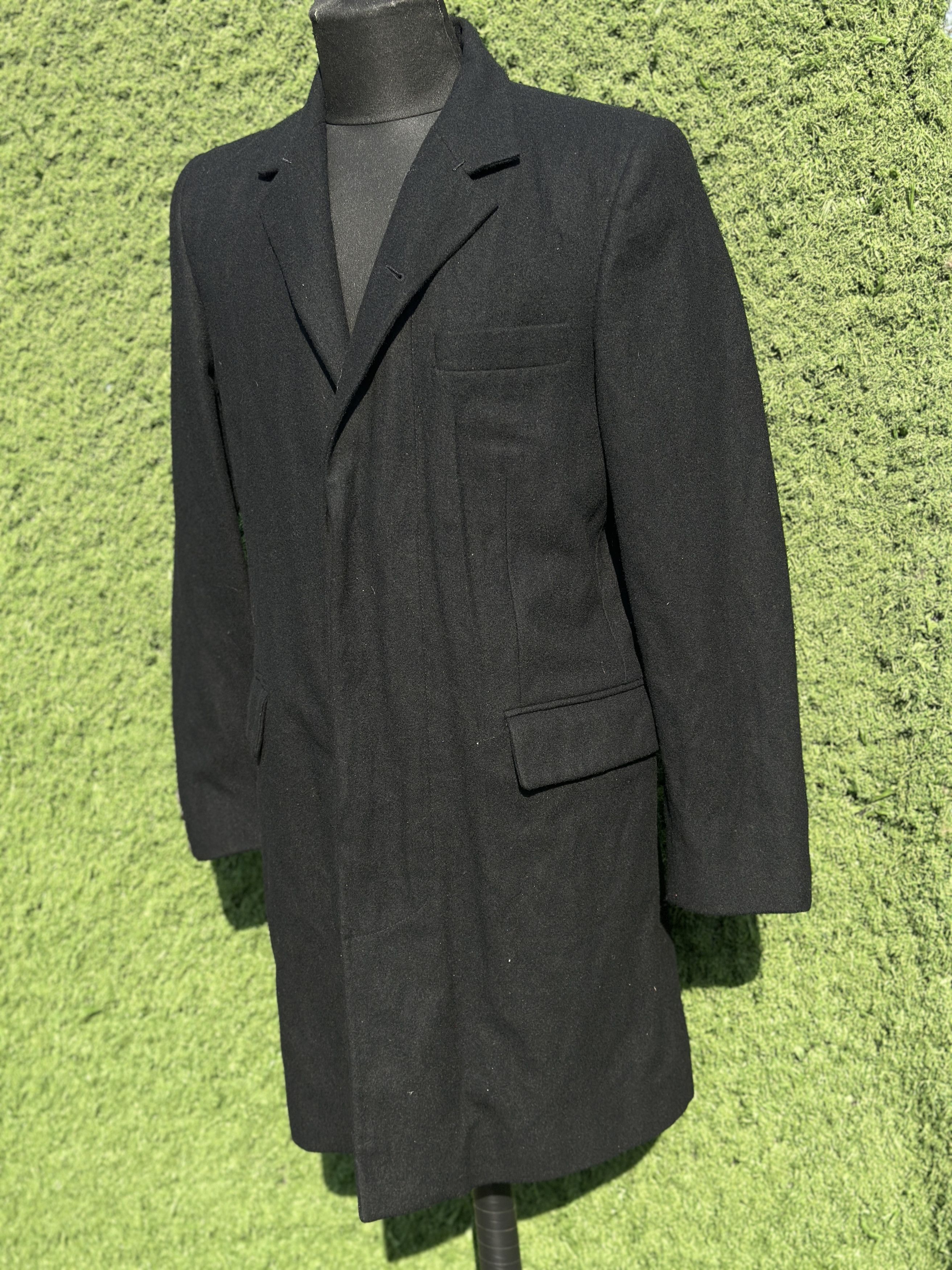 Ann Demeulemeester Ann Demeulemeester Wool Tailored Overcoat Coat Size M Size US M / EU 48-50 / 2 - 1 Thumbnail