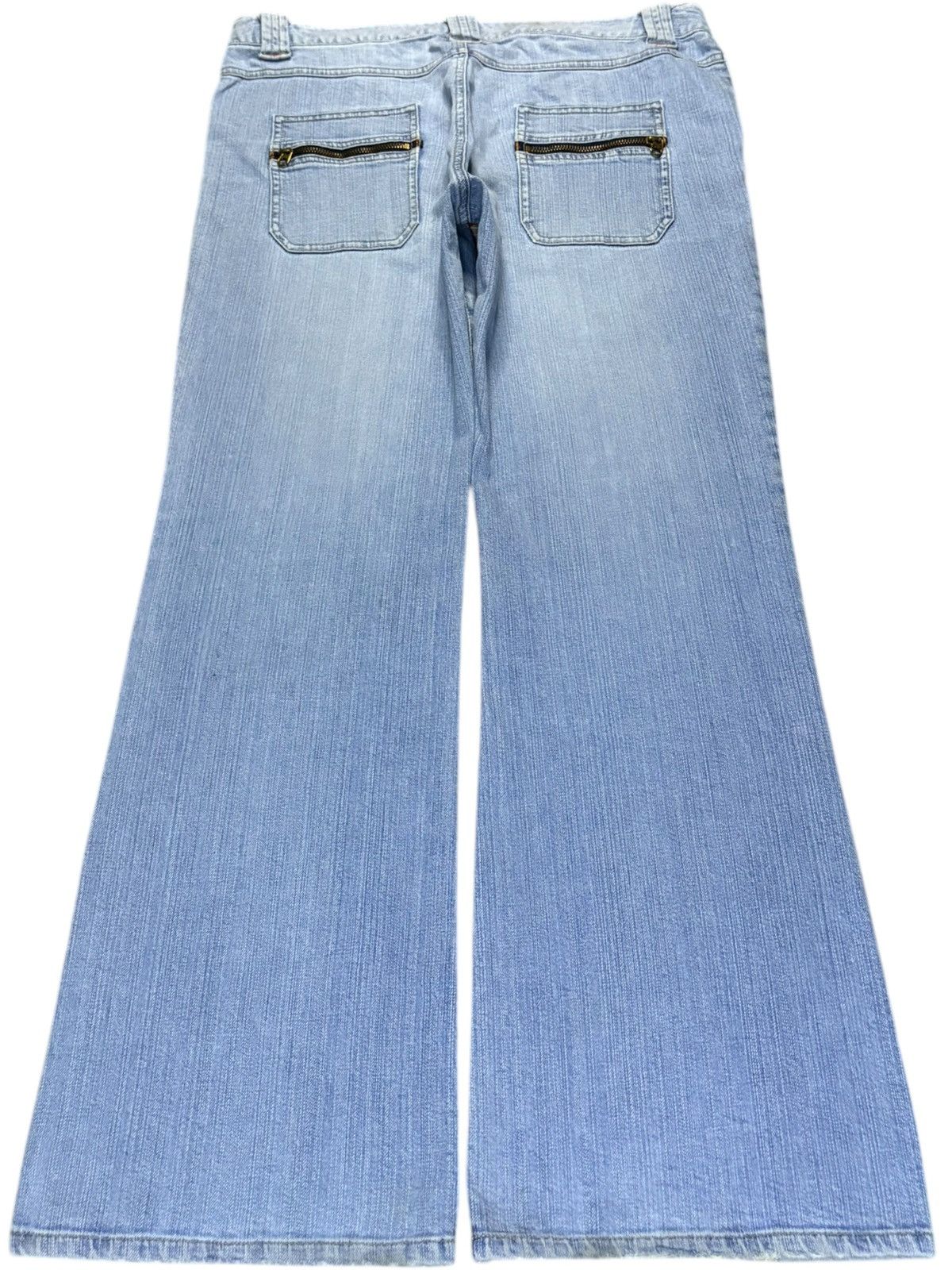Japanese Brand Vintage Japanese Brand Light Wash Fatigue Flare Jeans Size US 34 / EU 50 - 2 Thumbnail
