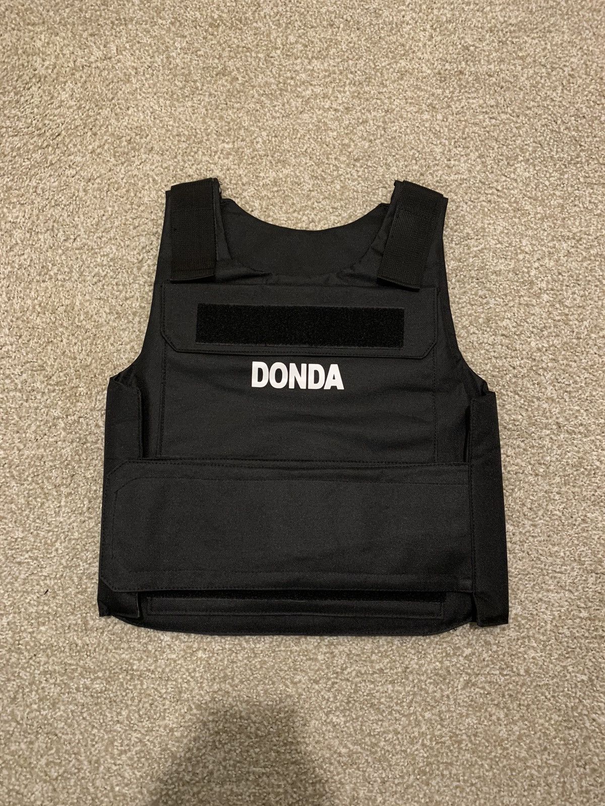 image of Kanye West Donda Listening Event Bulletproof Vest in Black, Men's (Size Medium)