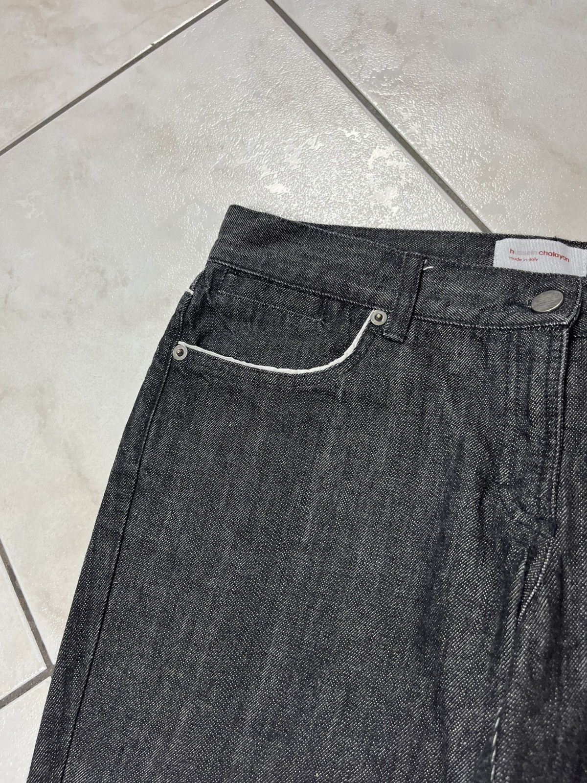 Hussein Chalayan Vintage hussein chalayan archive raw denim goth jeans pants Size 30" / US 8 / IT 44 - 8 Thumbnail