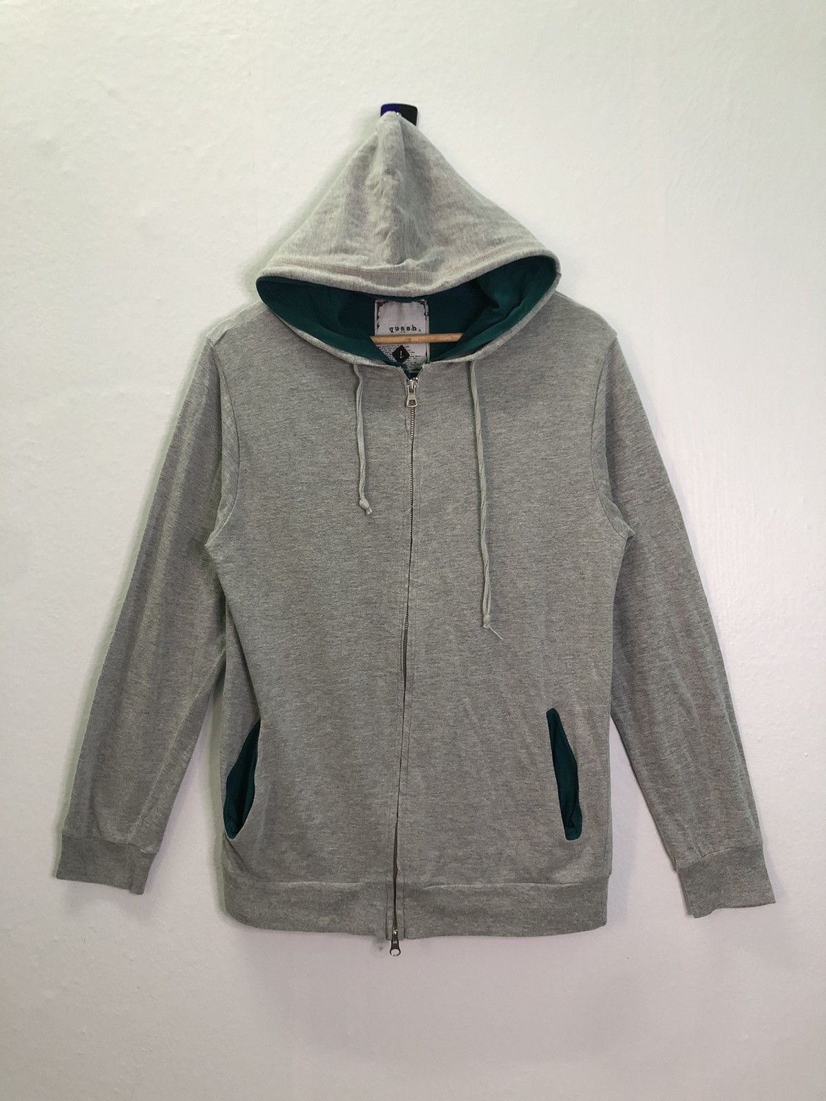 Japanese Brand × Vintage Quash Double Layer Hoodie Zip Up Size US XS / EU 42 / 0 - 1 Thumbnail