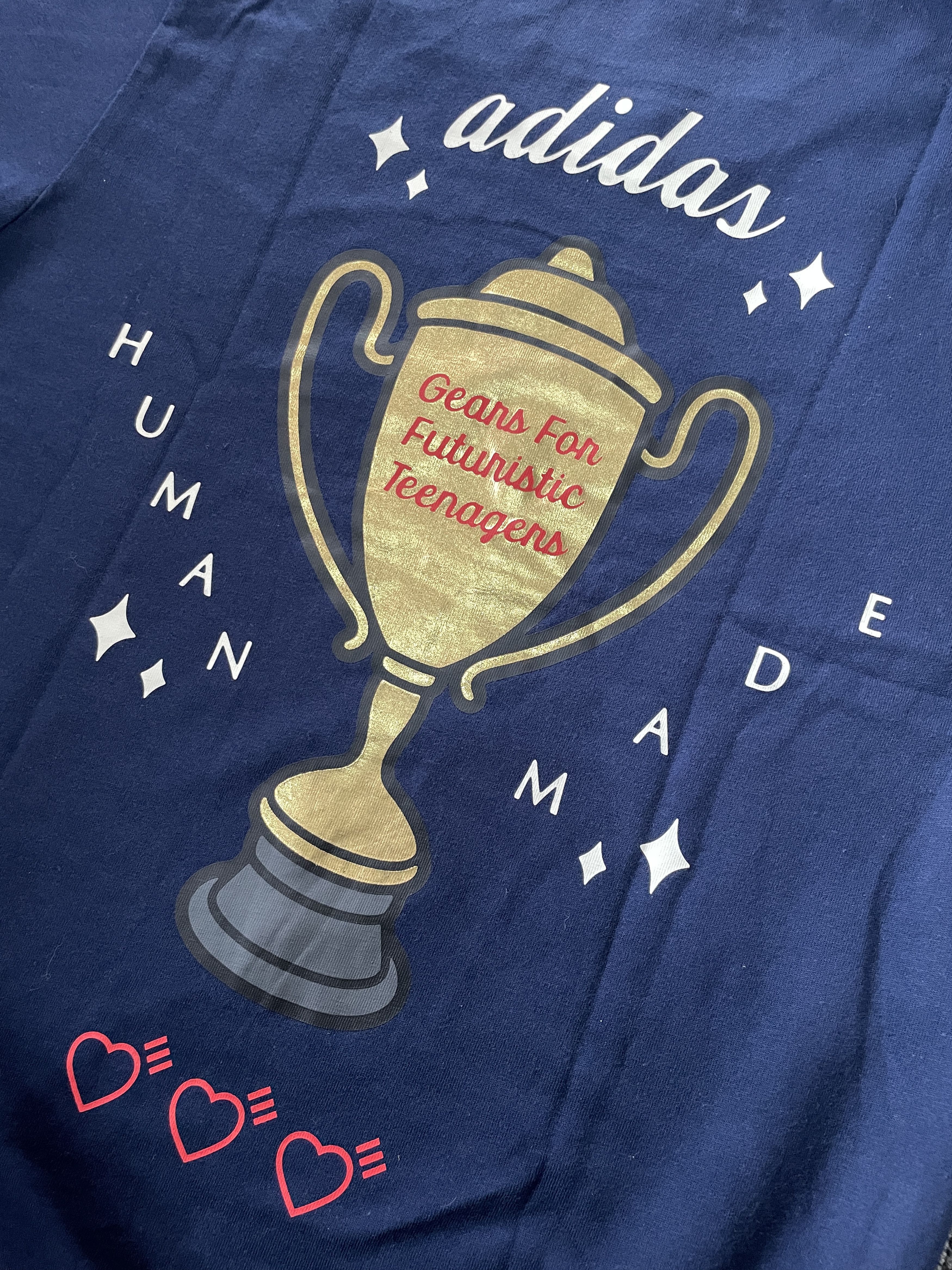 Adidas × Human Made Human Made X Adidas Consortium Graphic T-Shirt Navy Size US S / EU 44-46 / 1 - 8 Thumbnail
