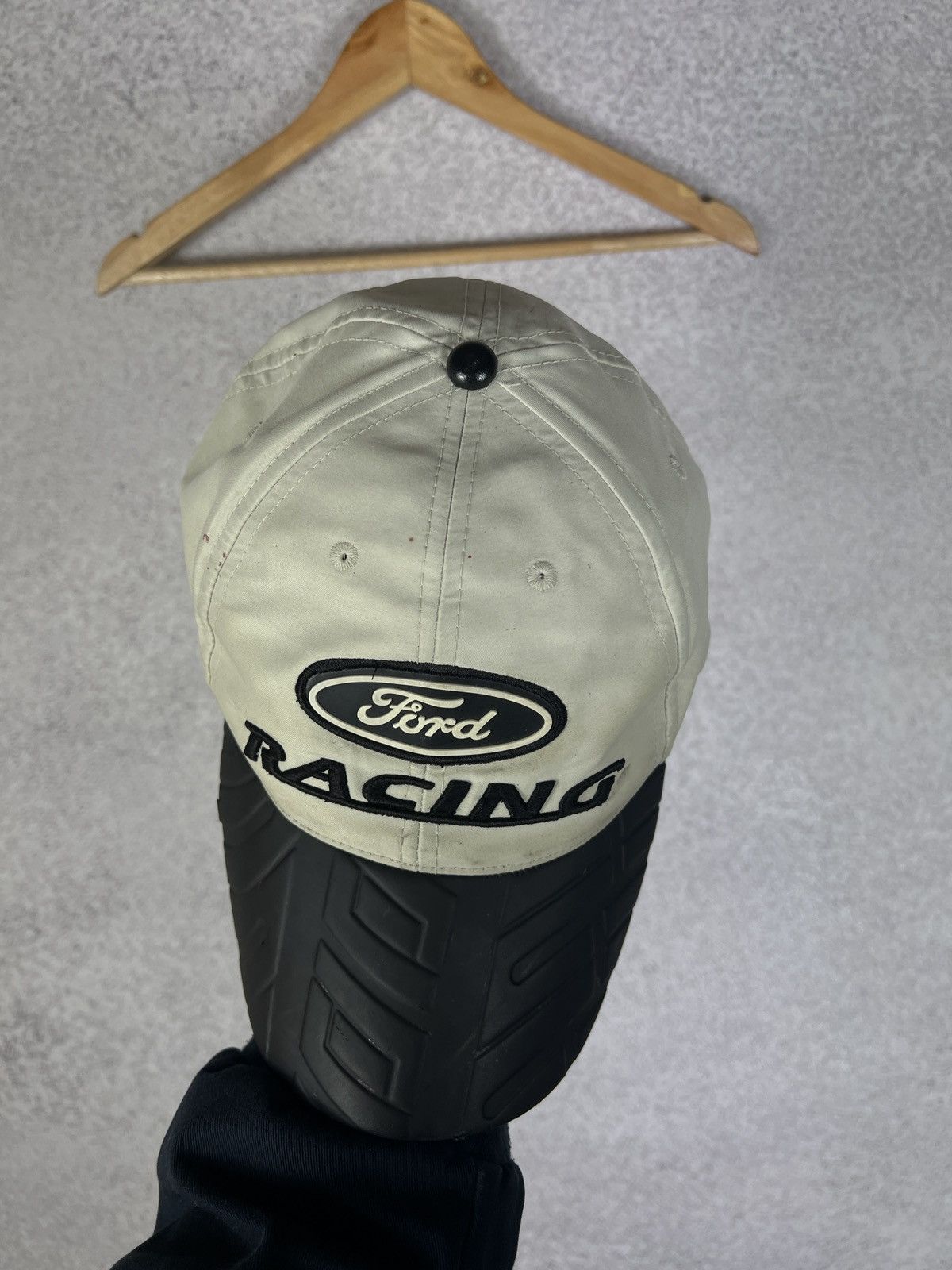 Vintage Rare! Vintage Ford Racing Tire Tread Visor Cap Hat Y2K Size ONE SIZE - 2 Thumbnail