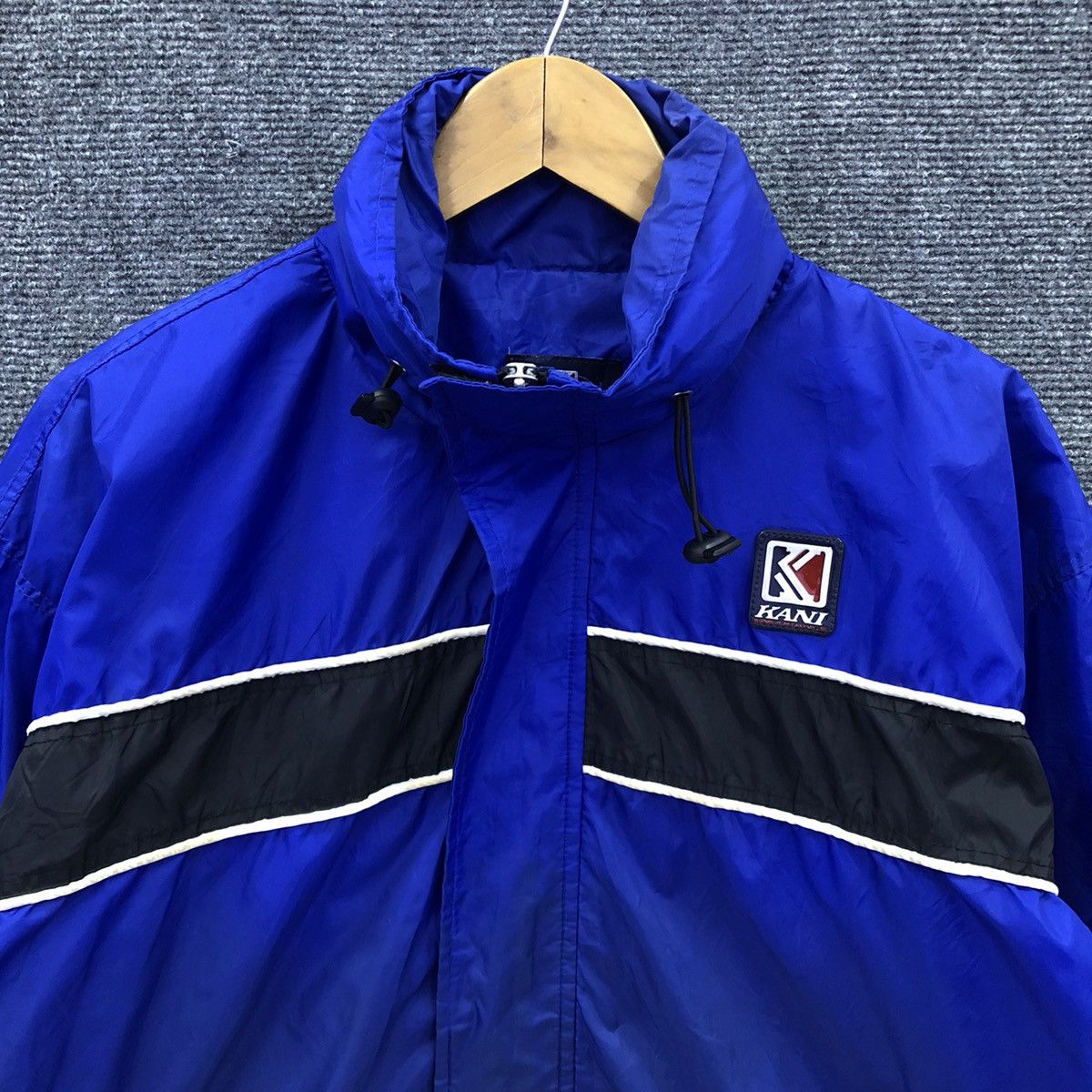 Vintage Vintage Karl Kani Spellout Embroidered Windbreaker Jacket Size US L / EU 52-54 / 3 - 5 Thumbnail