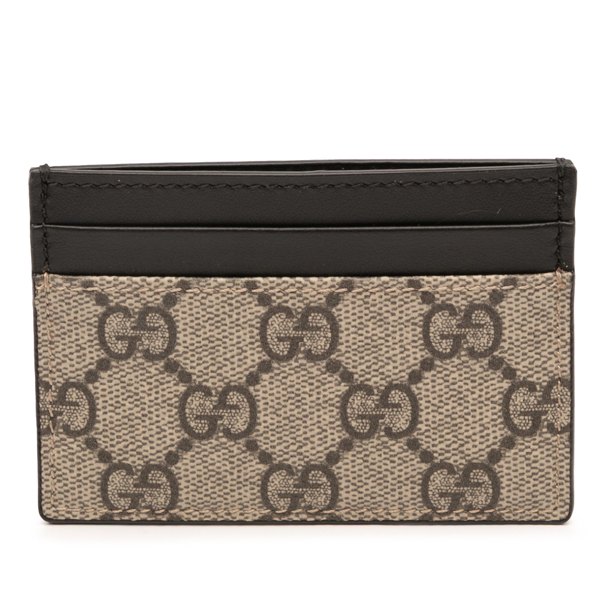 Gucci Gucci GG Supreme Card Holder Size ONE SIZE - 1 Thumbnail