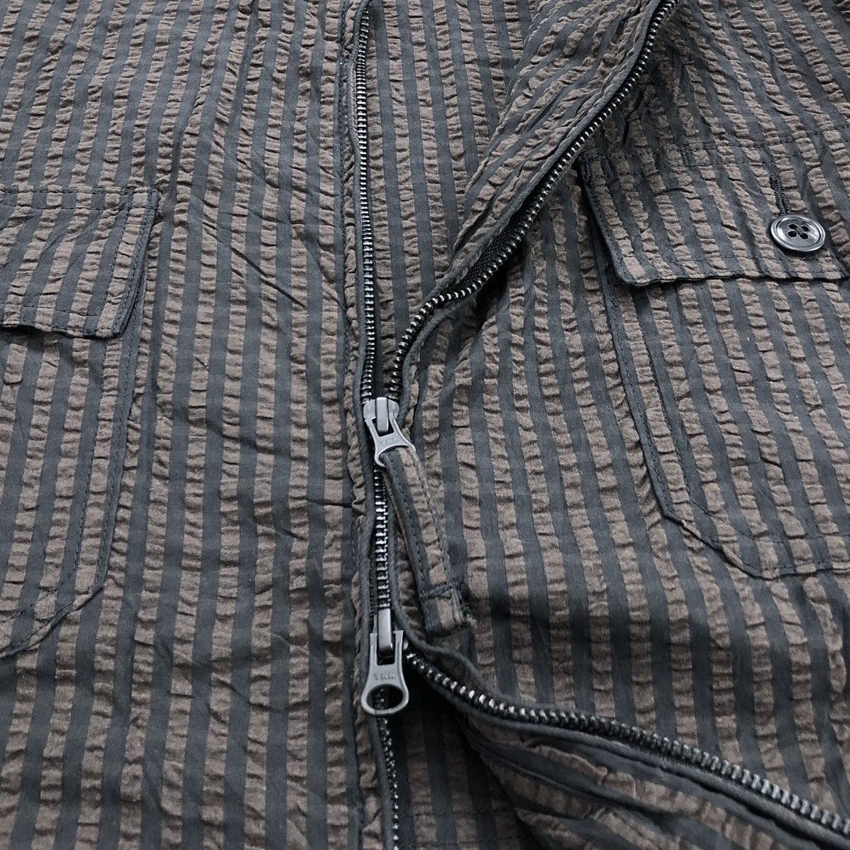 Kaptain Sunshine Vintage Kaptain Sunshine Striped Jacket Designer Luxury Size US L / EU 52-54 / 3 - 13 Thumbnail