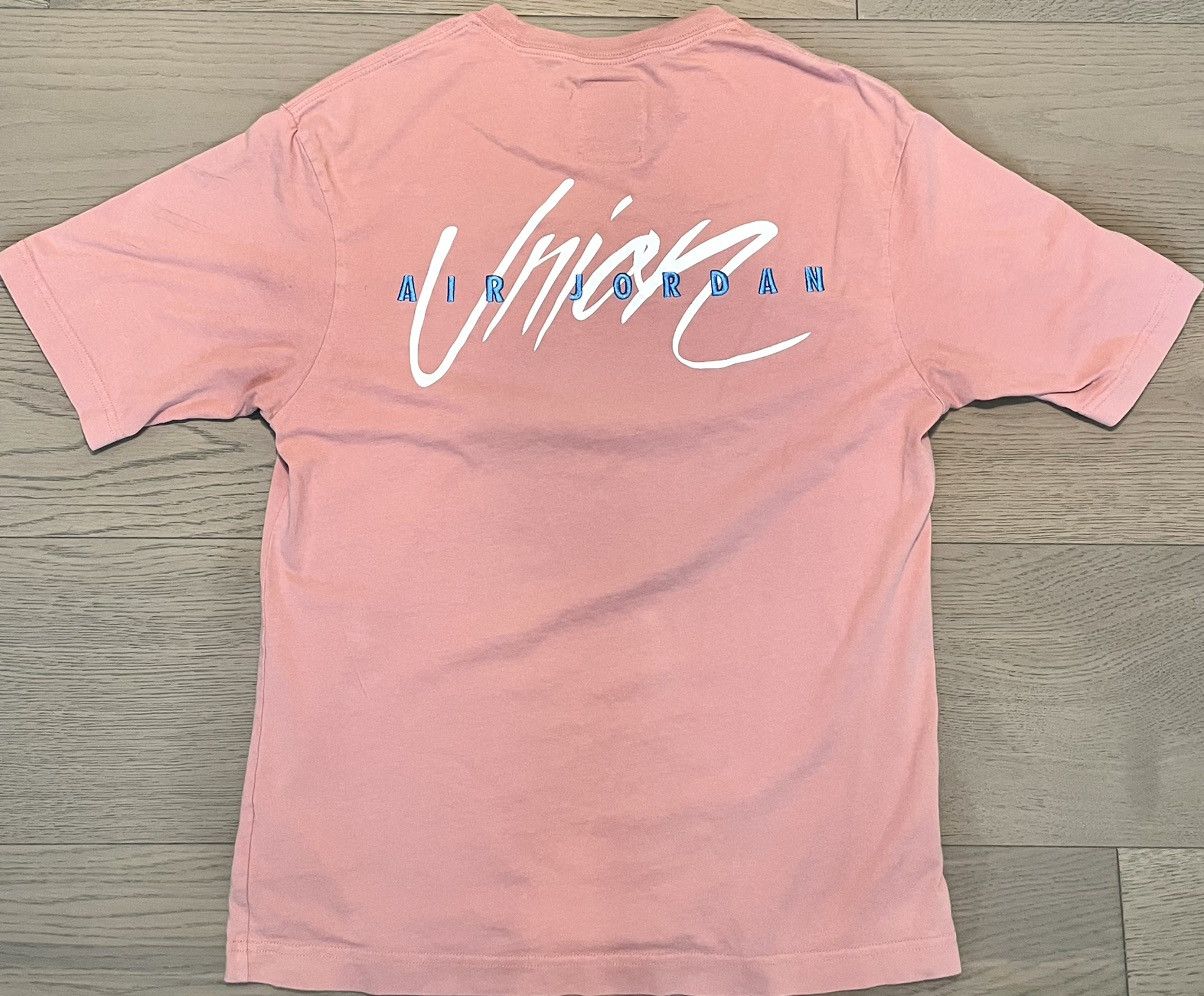 Jordan Brand JORDAN UNION PINK SHORT SLEEVE T SHIRT SIZE S Size US S / EU 44-46 / 1 - 2 Thumbnail
