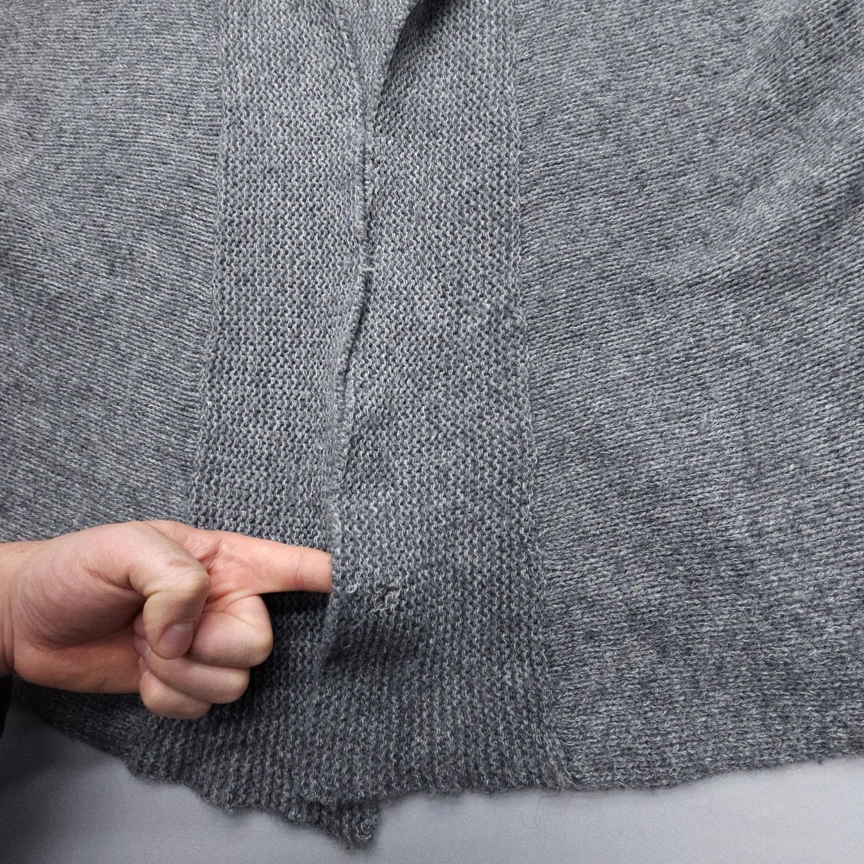 Eileen Fisher Eileen Fisher Cardigan Womens L Alpaca Wool Blend Open Shawl Chunky Knit Casual Sleeve 3/4 Fashion Fastenerless Open Pockets NecklaceNotIncluded Size L / US 10 / IT 46 - 4 Thumbnail