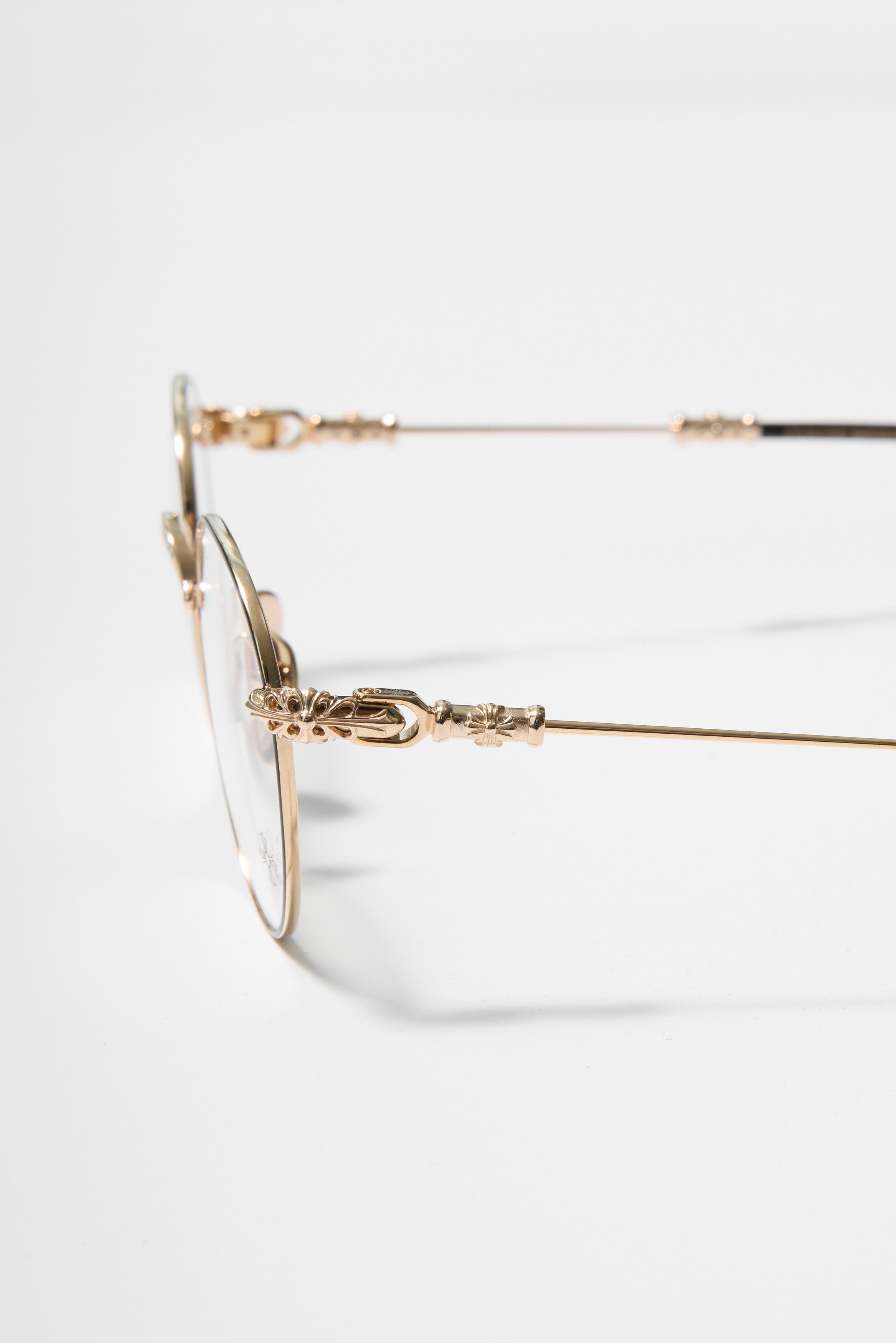 Chrome Hearts CHROME HEARTS BUBBA MATTE BLACK/GOLD PLATED-PLASTIC Size ONE SIZE - 3 Thumbnail