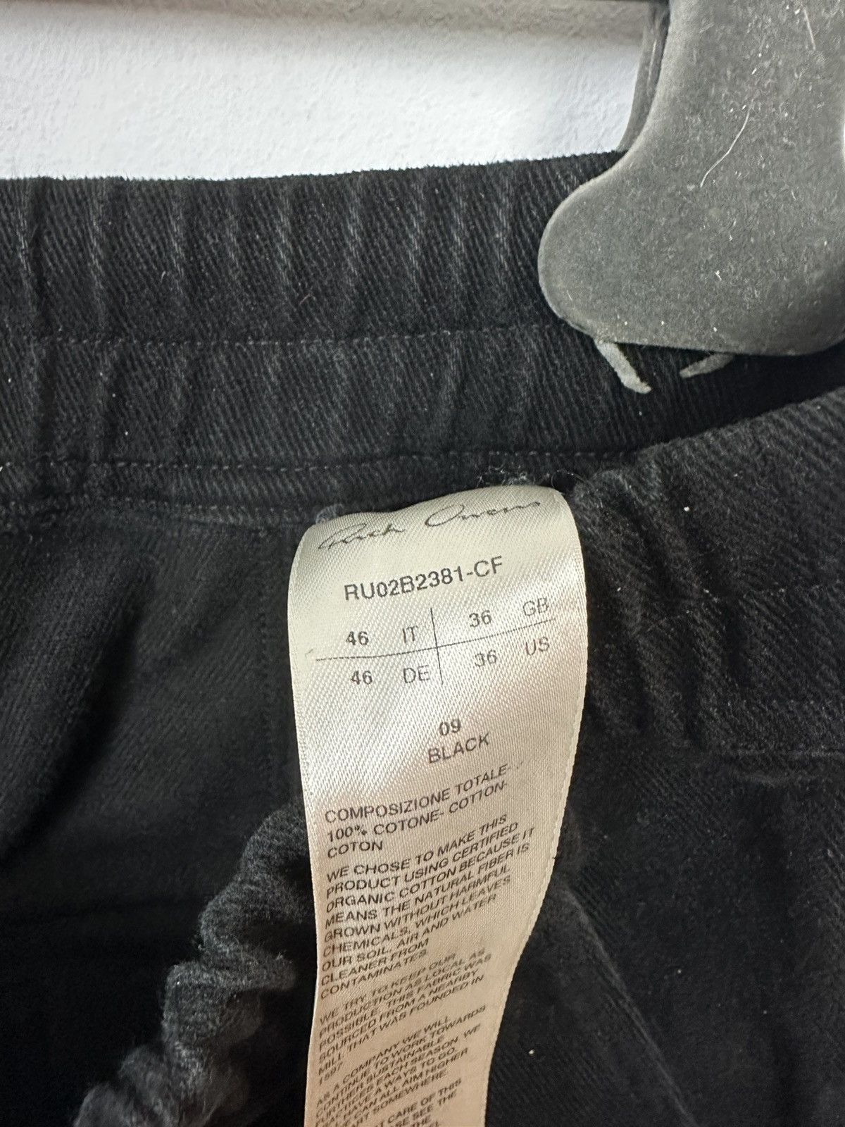 Rick Owens FW22 ‘STROBE’ Cropped Astaires Size US 30 / EU 46 - 6 Thumbnail