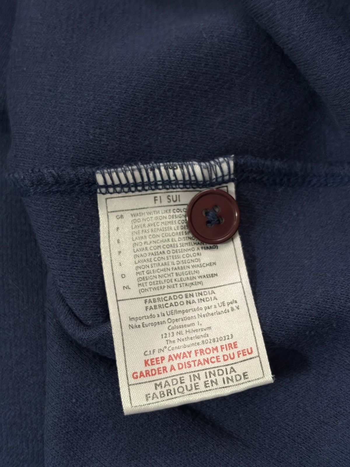 Nike Vintage Nike Team France Rugby F.F.R. Polo Shirt Navy Blue Size US XL / EU 56 / 4 - 5 Thumbnail