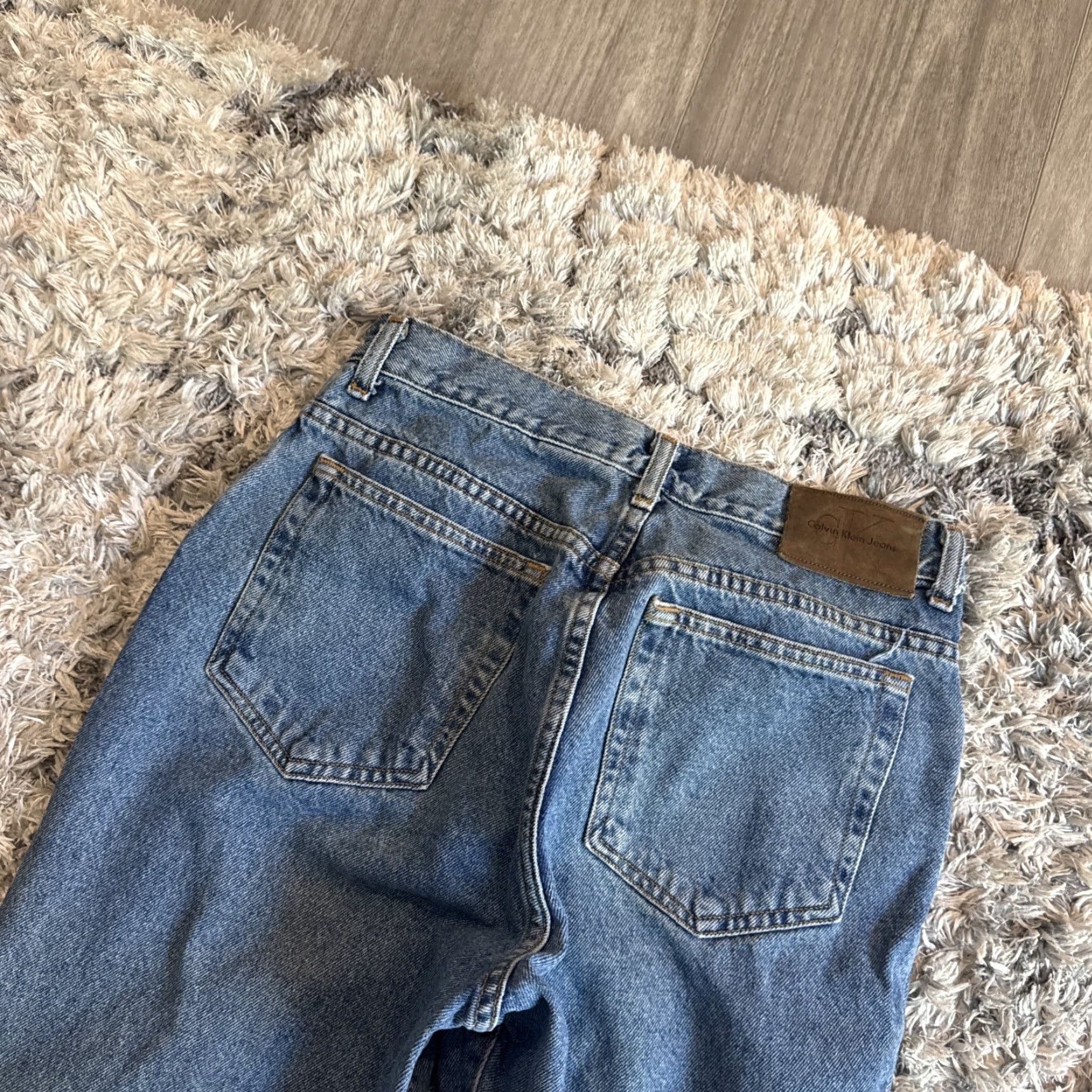 Calvin Klein VINTAGE Calvin Klein Jeans Women Denim Blue 12 29x29 Y2K Rare Tapered Size 34" / US 12 / IT 48 - 4 Thumbnail
