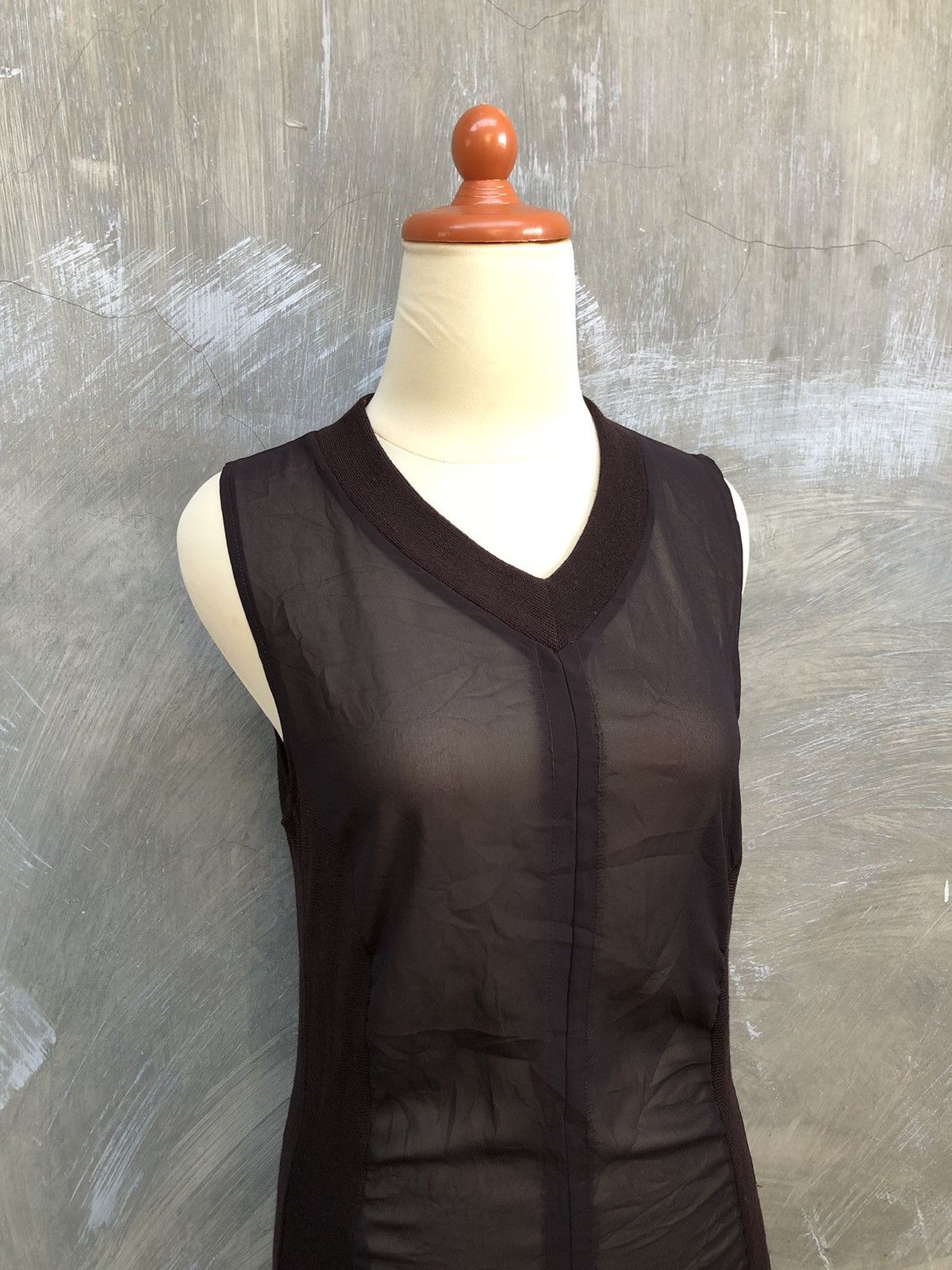 Issey Miyake × Zucca Issey Miyake Zucca Sleeveless Mesh Cardigan Size M / US 6-8 / IT 42-44 - 2 Thumbnail