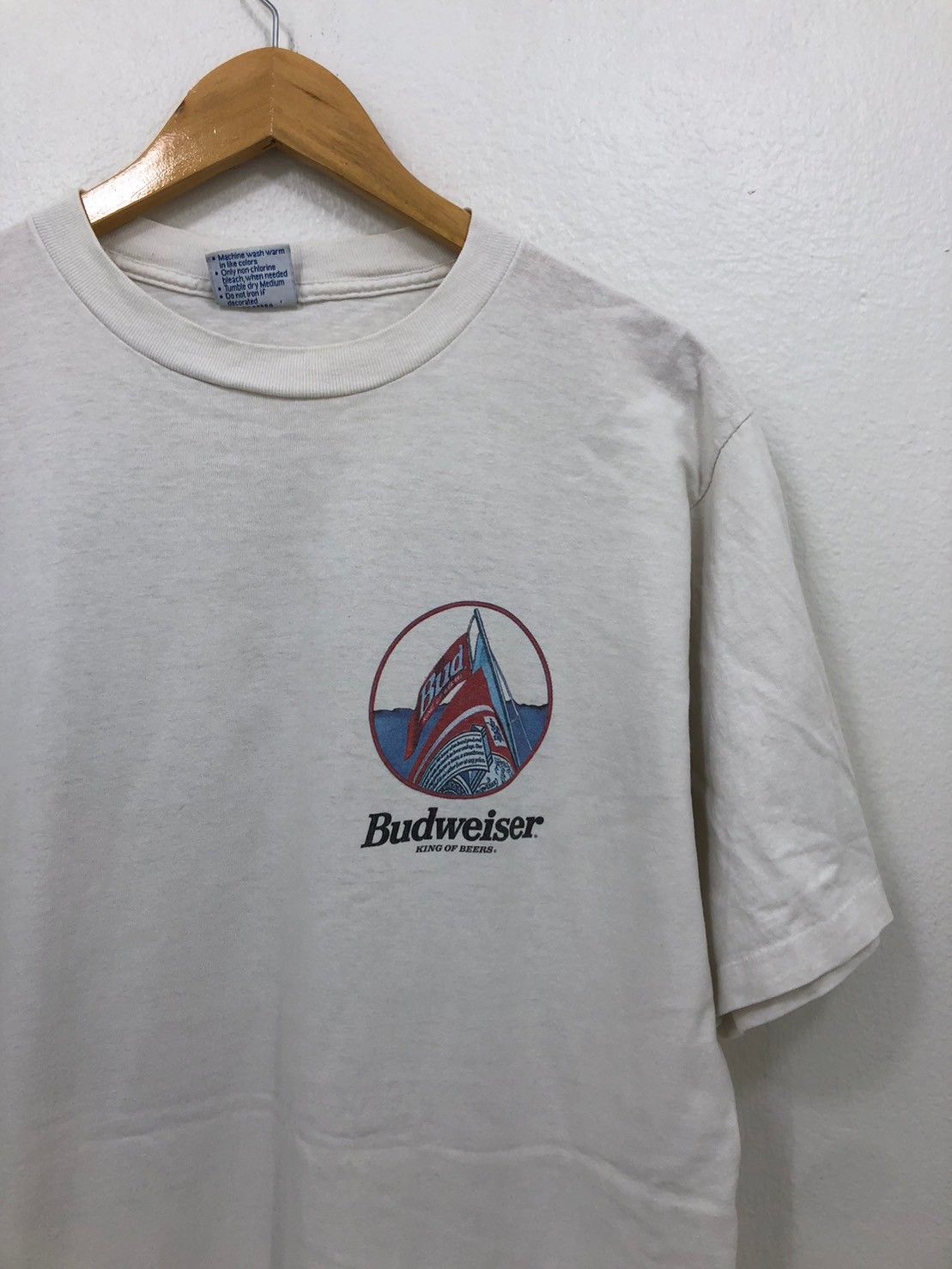 Budweiser × Vintage Vintage 1995's Budweiser shirt King of Beer wts01 Size US L / EU 52-54 / 3 - 2 Thumbnail
