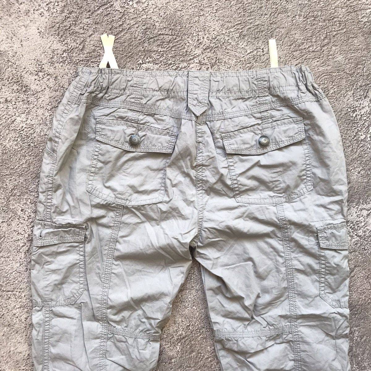 Vintage Vintage 90s Baggy Cargo Pants Parachute Flared Streetwear 30 Size 30" / US 8 / IT 44 - 7 Thumbnail