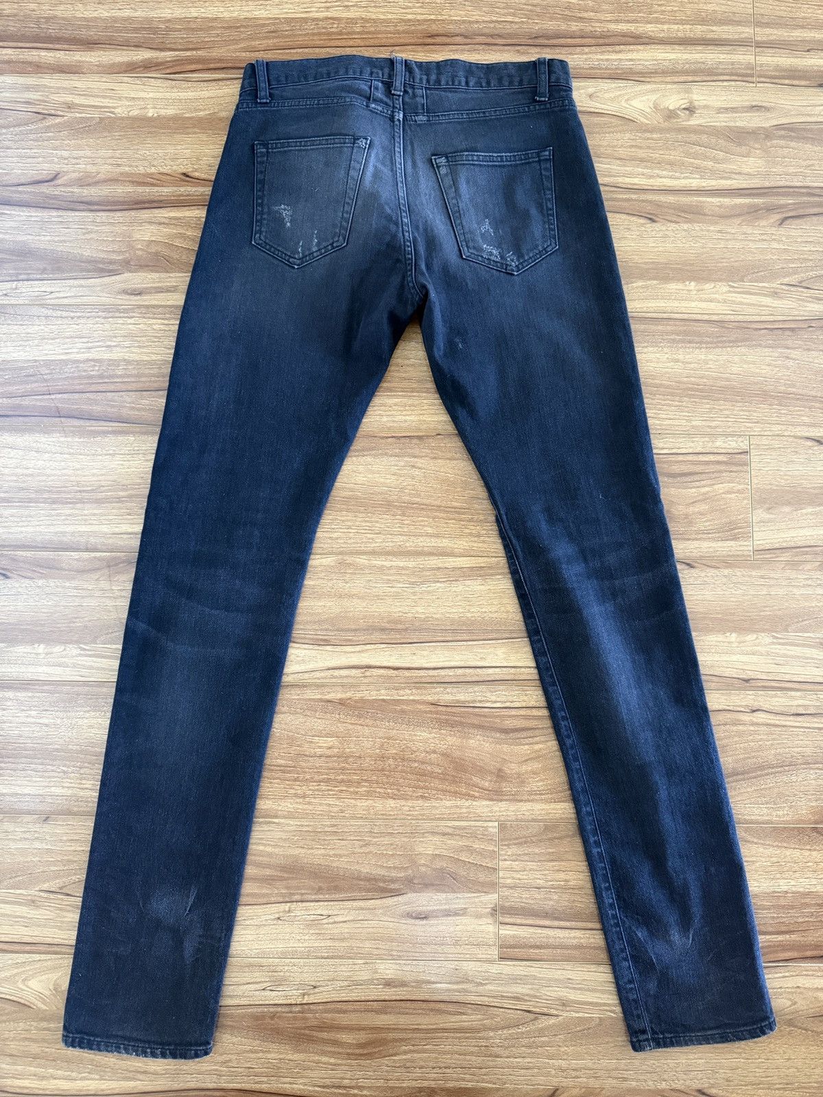 Saint Laurent Paris Saint Laurent Distressed Denim Size US 30 / EU 46 - 2 Thumbnail