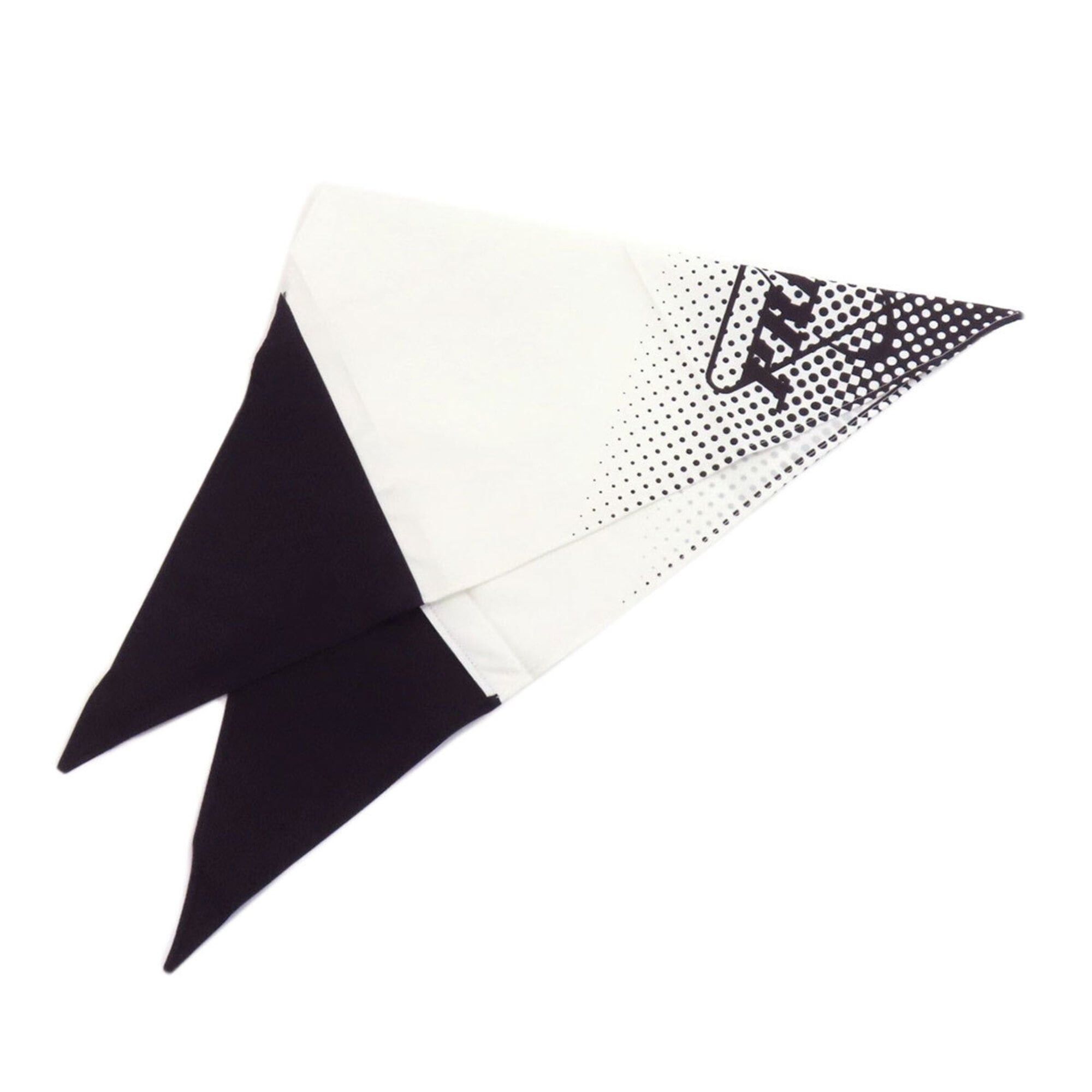 Prada Prada Triangle Dot Scarf/Muffler, Cotton, Women's Size ONE SIZE - 1 Thumbnail