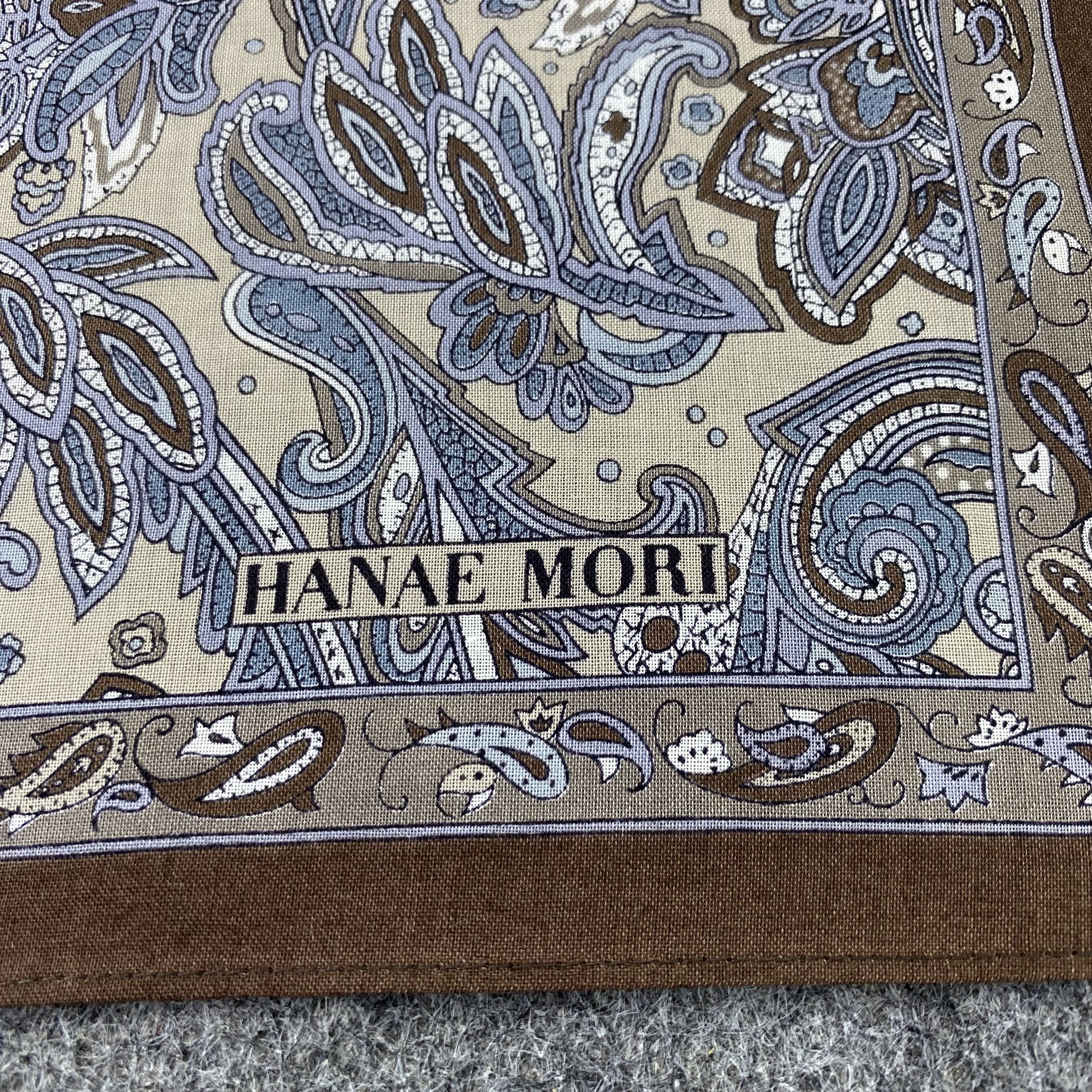Hanae Mori Hanae Mori Paislee Handkerchief / Bandana /Neckerchief-B1235 Size ONE SIZE - 5 Thumbnail