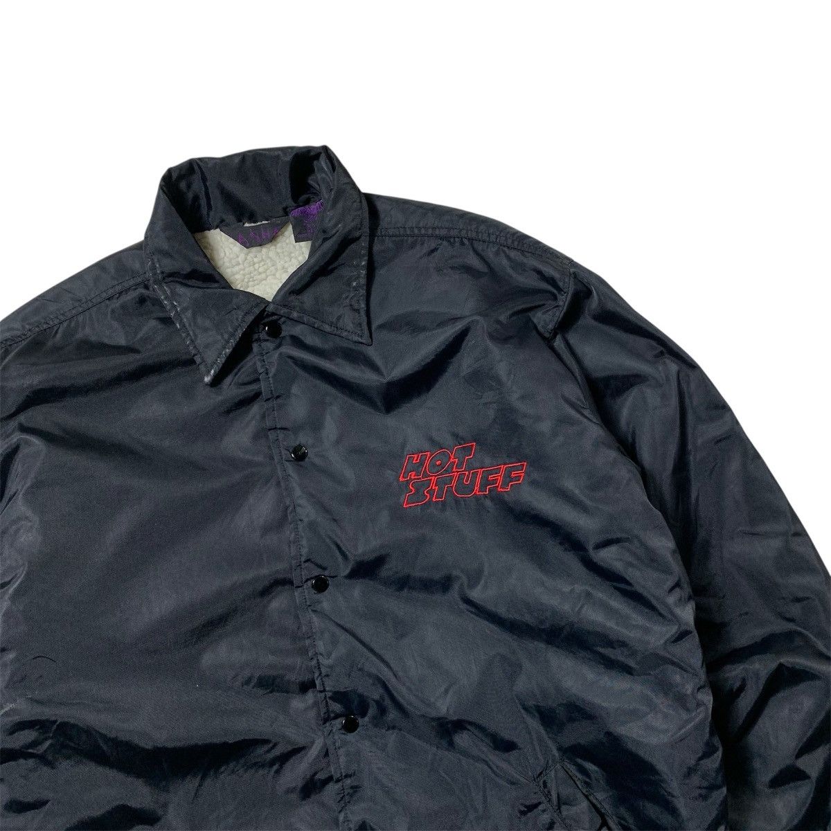 Vintage Vintage 90s Red Devil Coach Jacket Black Size US M / EU 48-50 / 2 - 7 Thumbnail