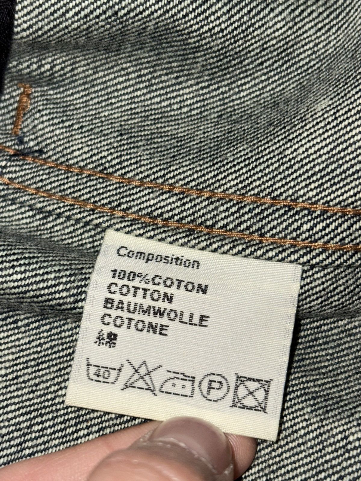 Dior 2000s Dior Homme Jacket Type 2 Denim Made in Japan kva hedi Size US S / EU 44-46 / 1 - 8 Thumbnail
