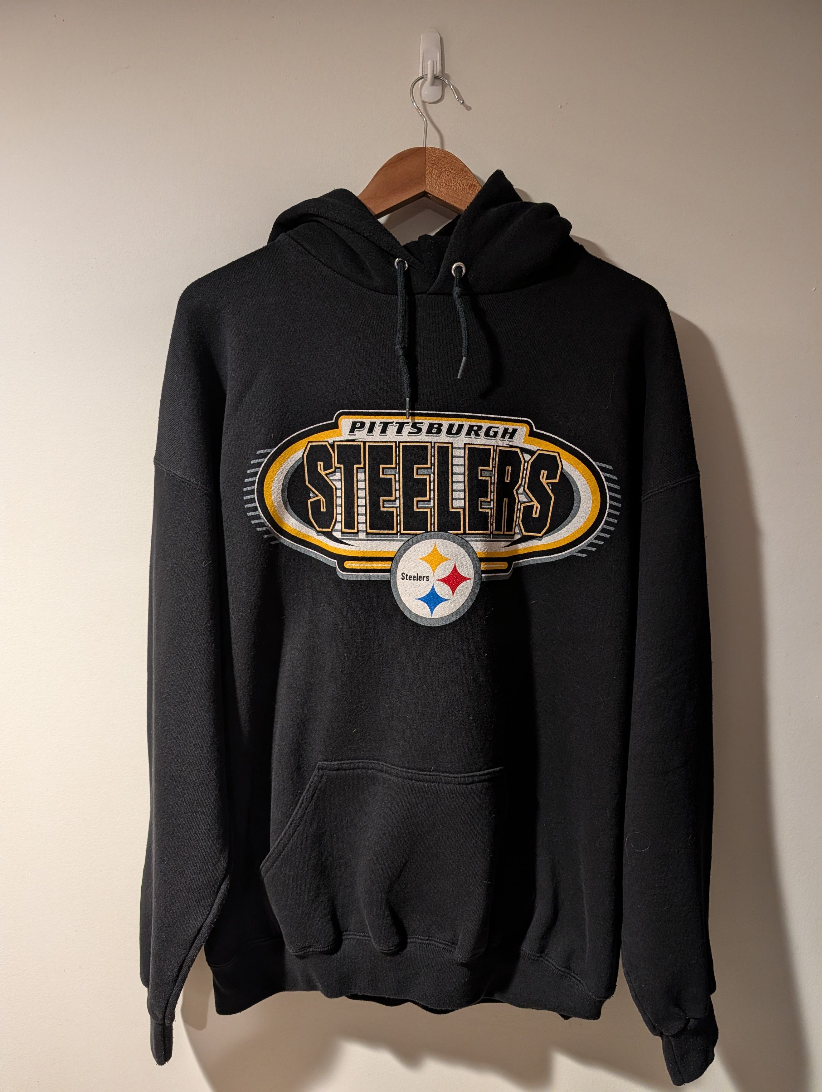 Logo Athletic Vintage 90s Pittsburgh Steelers NFL Football Logo Hoodie Size US XL / EU 56 / 4 - 1 Thumbnail
